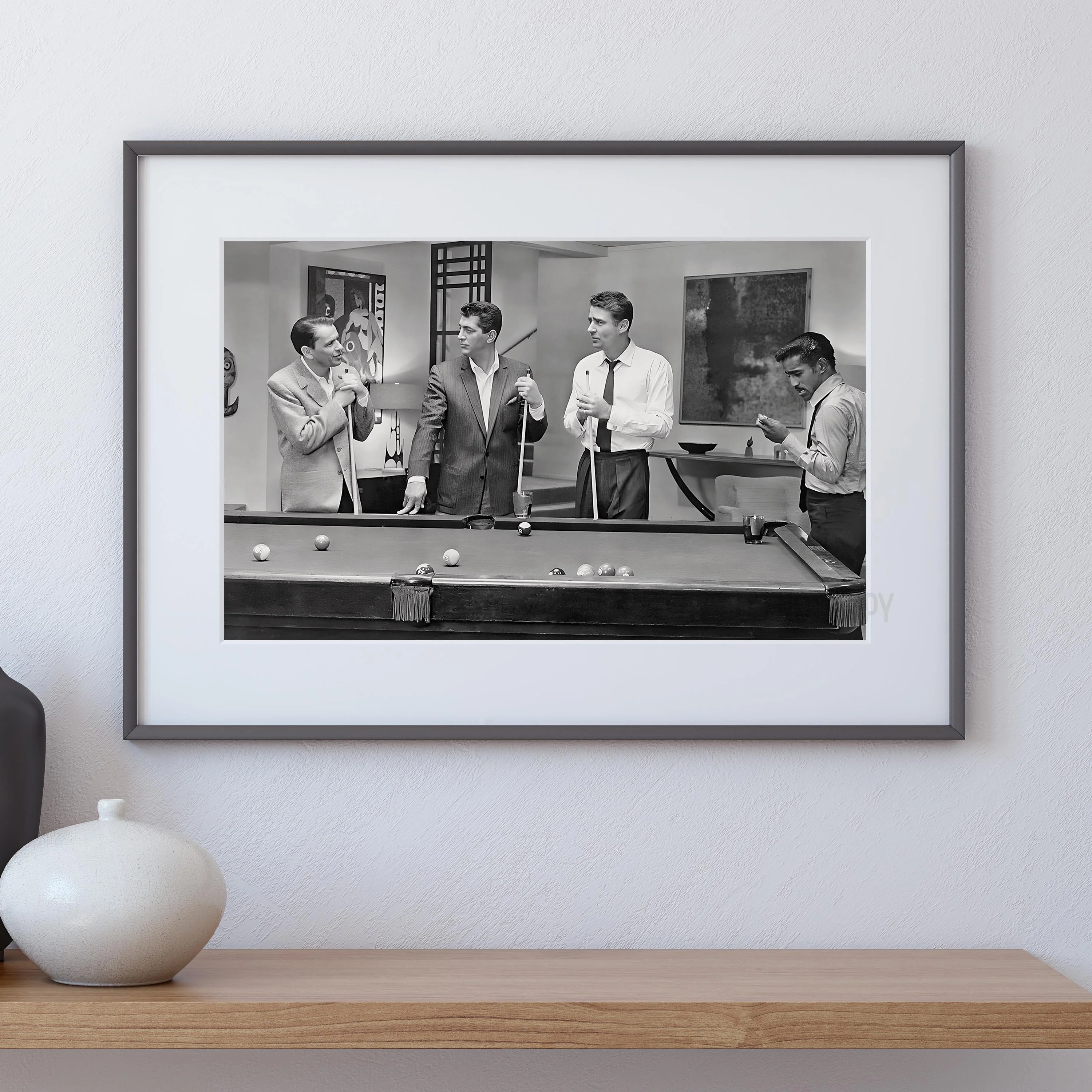 The Rat Pack Playing Pool in Ocean's 11 - Image 4