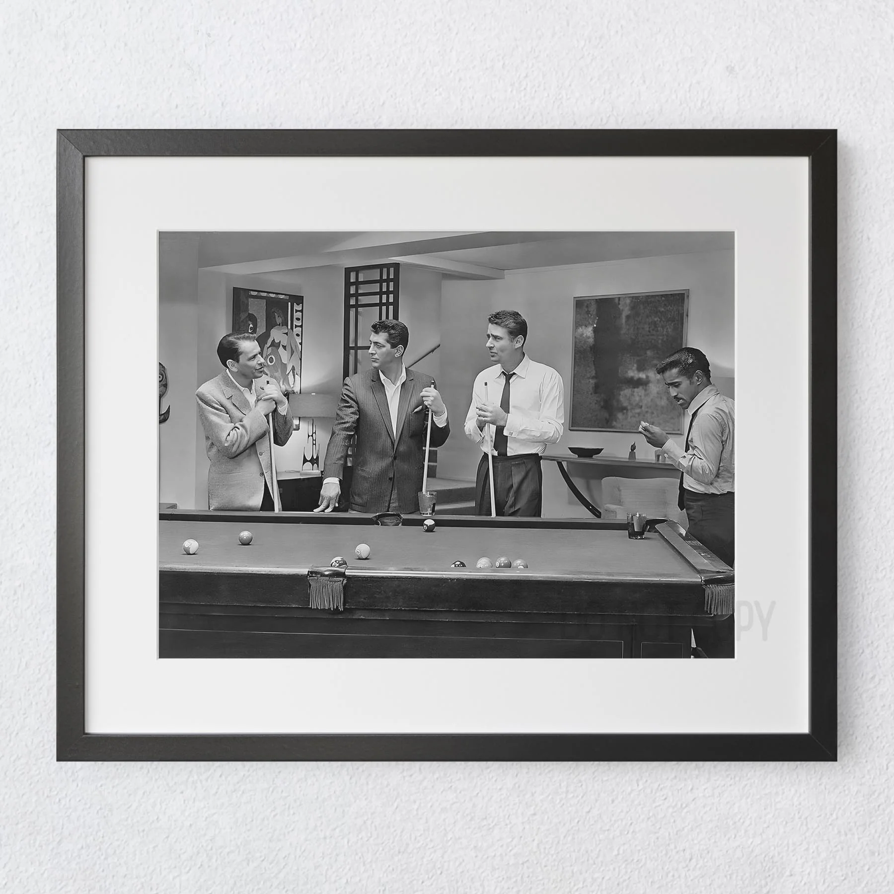The Rat Pack Playing Pool in Ocean's 11 - Image 5