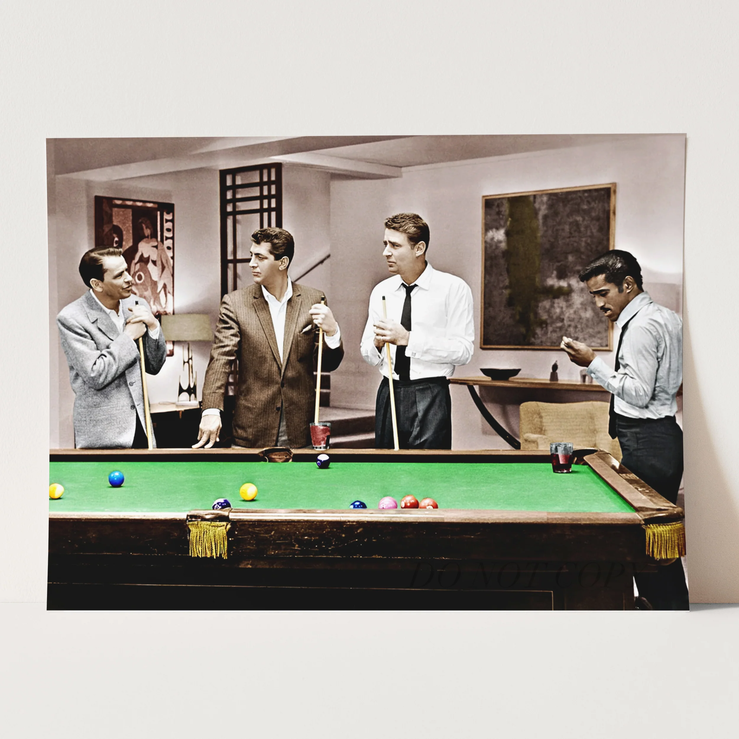 The Rat Pack Playing Pool In Ocean's 11 - Image 3