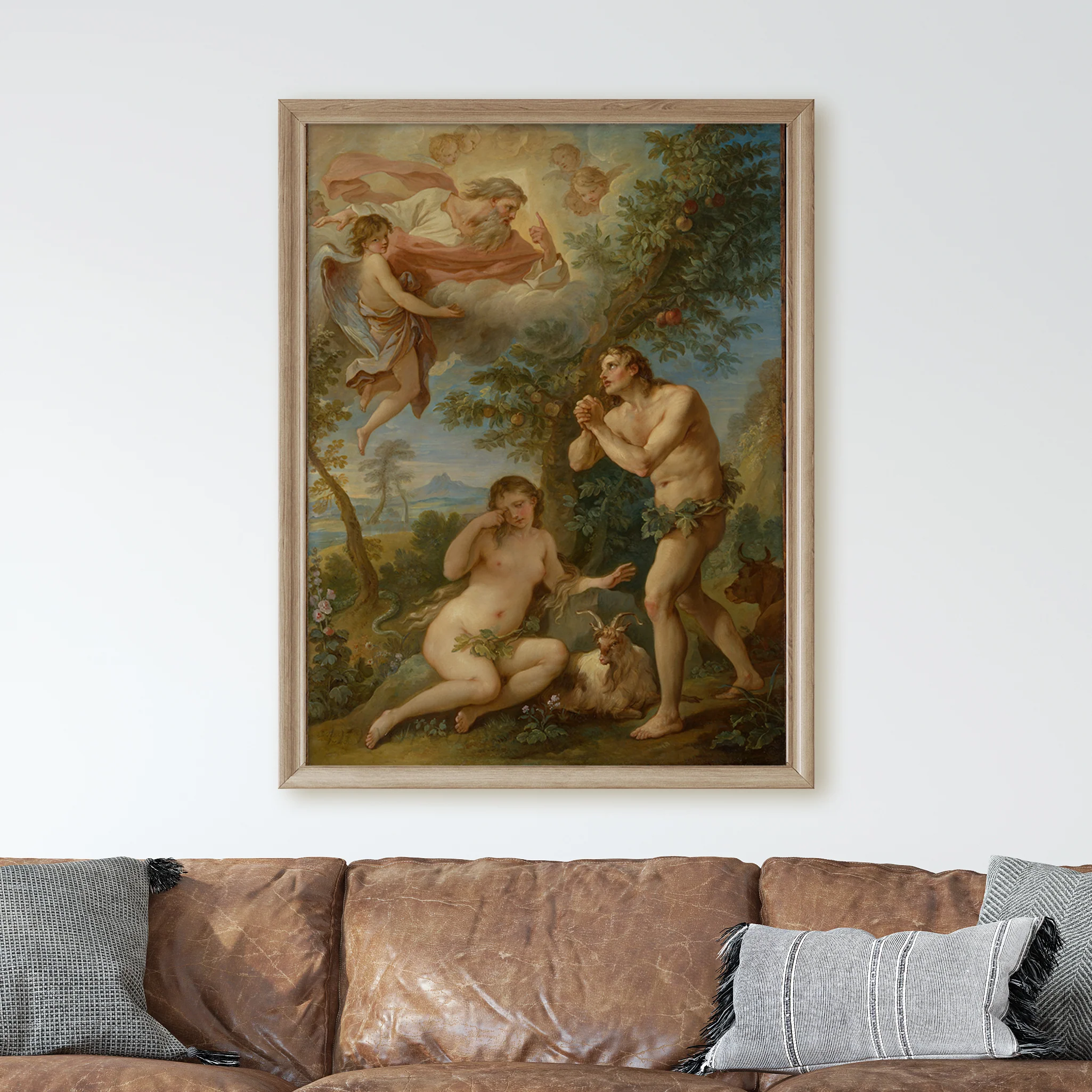 The Rebuke of Adam and Eve (1740) by Charles Joseph Natoire - Image 2