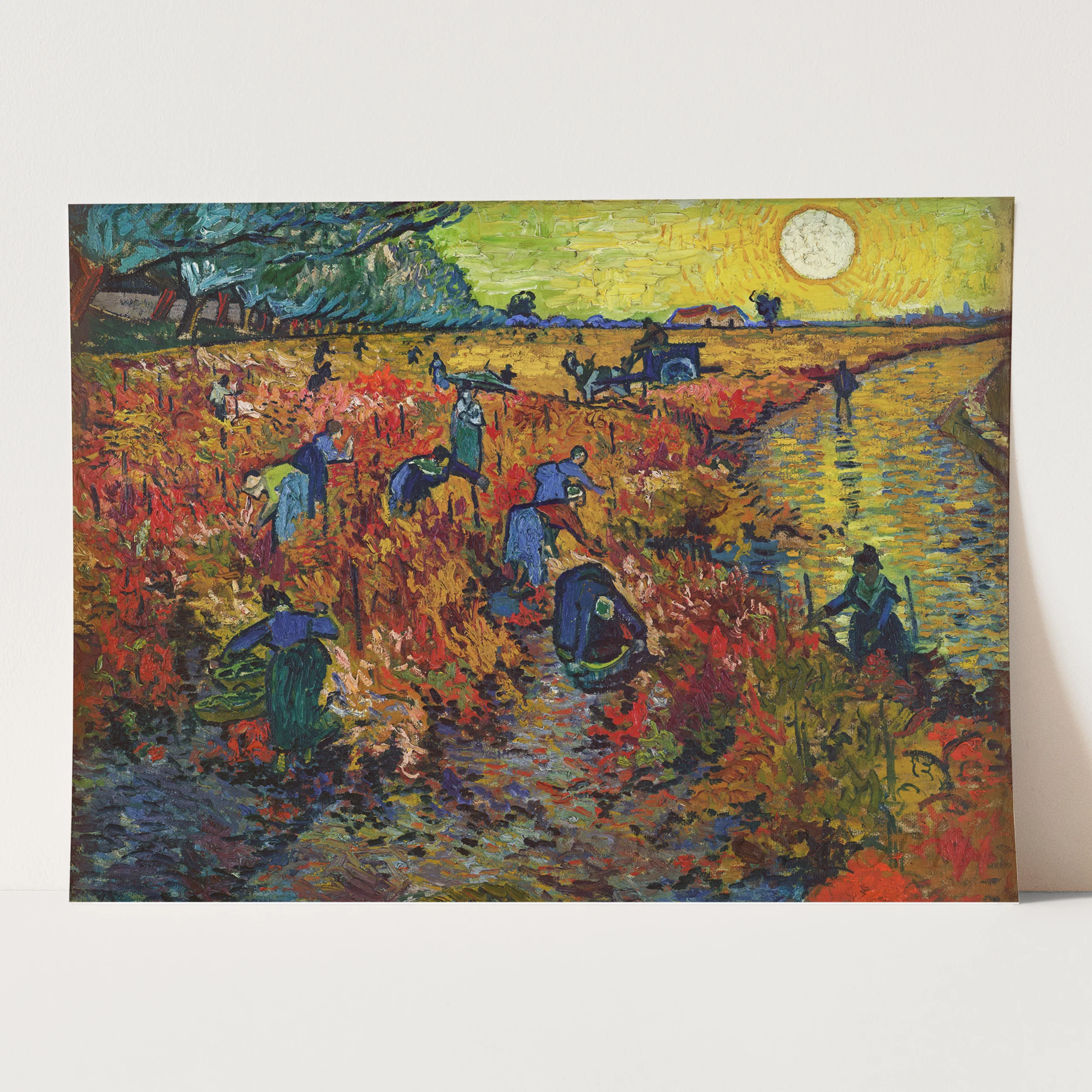 The Red Vineyard (1888) by Van Gogh - Image 3