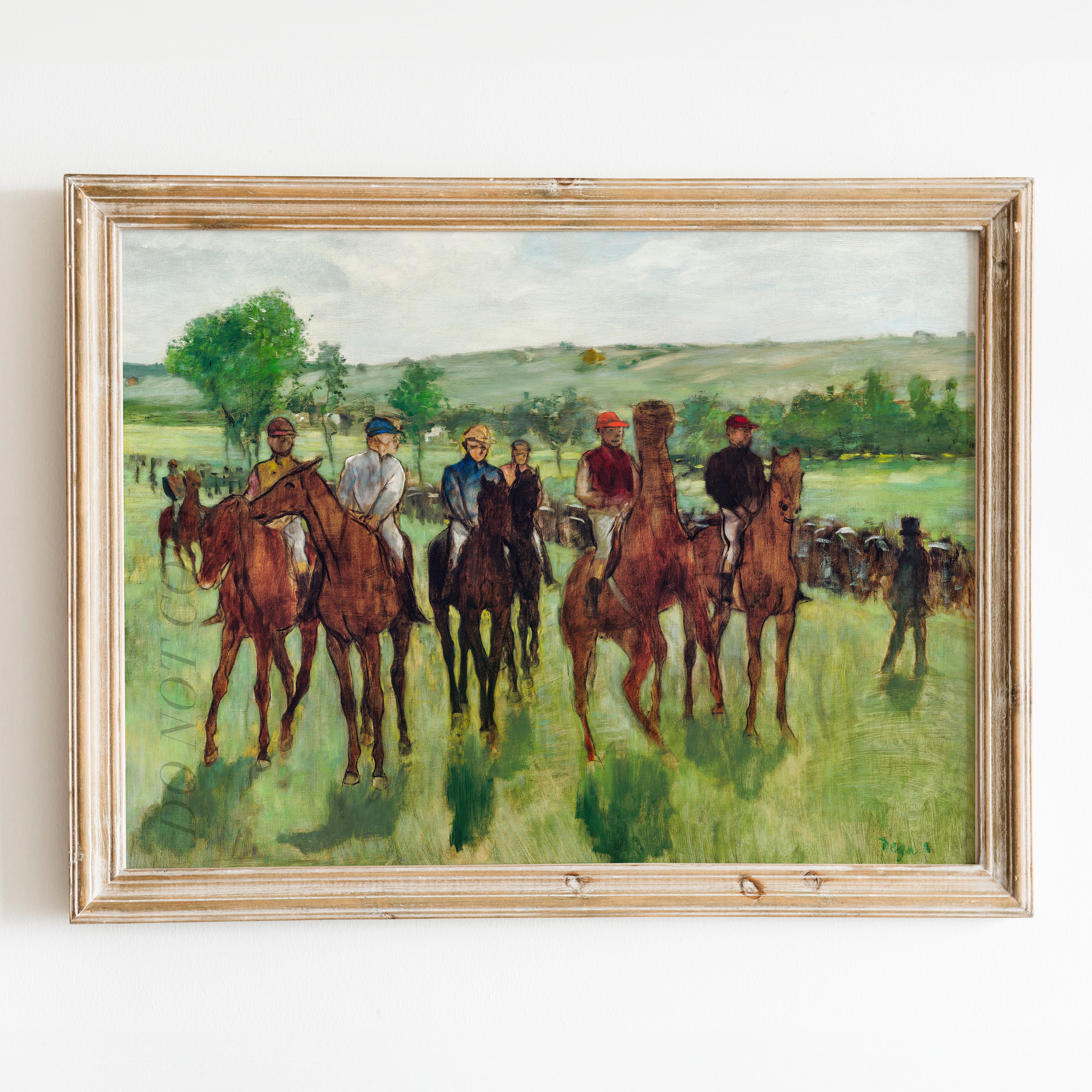 The Riders (1885) by Edgar Degas