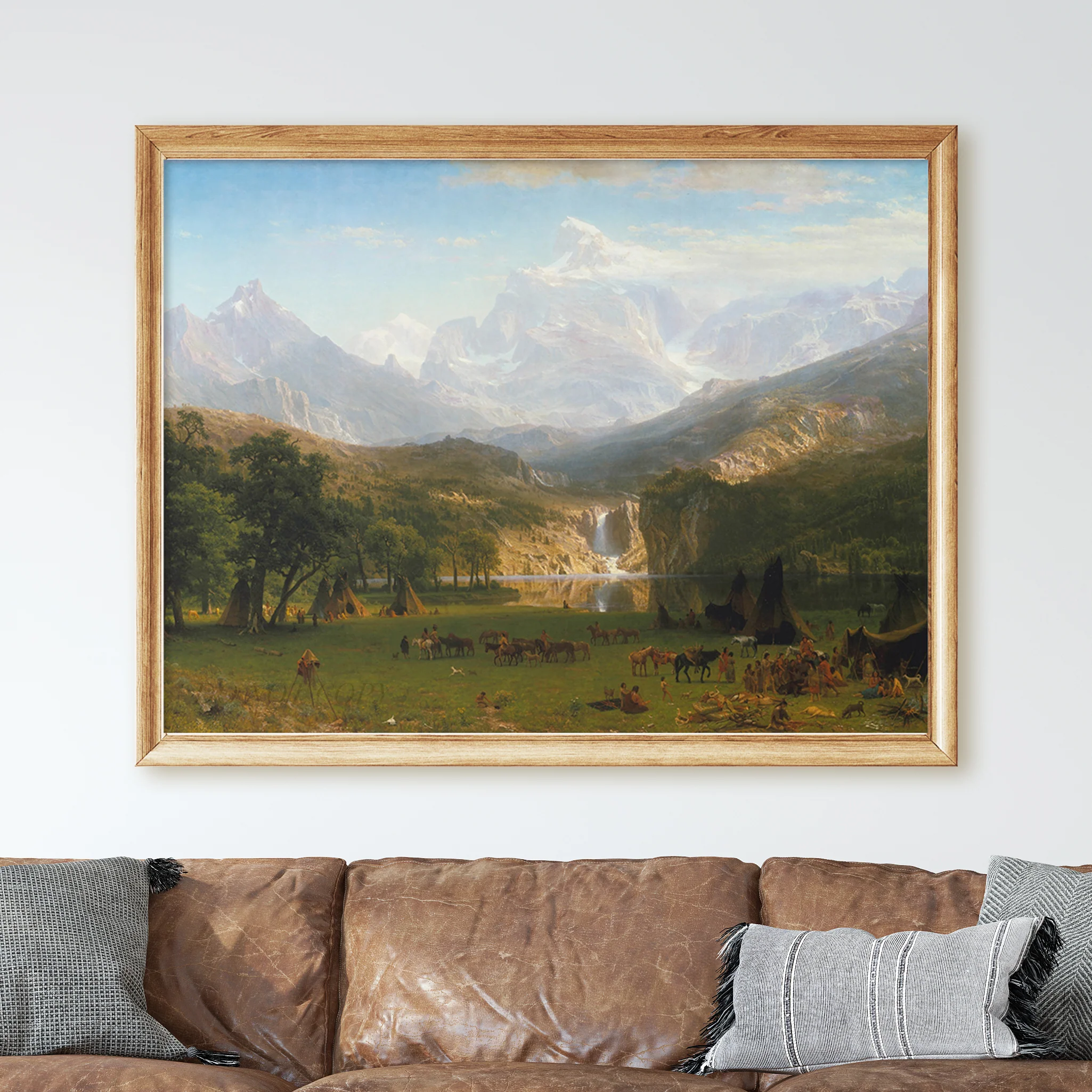 The Rocky Mountains, Lander's Peak (1863) by Albert Bierstadt - Image 2