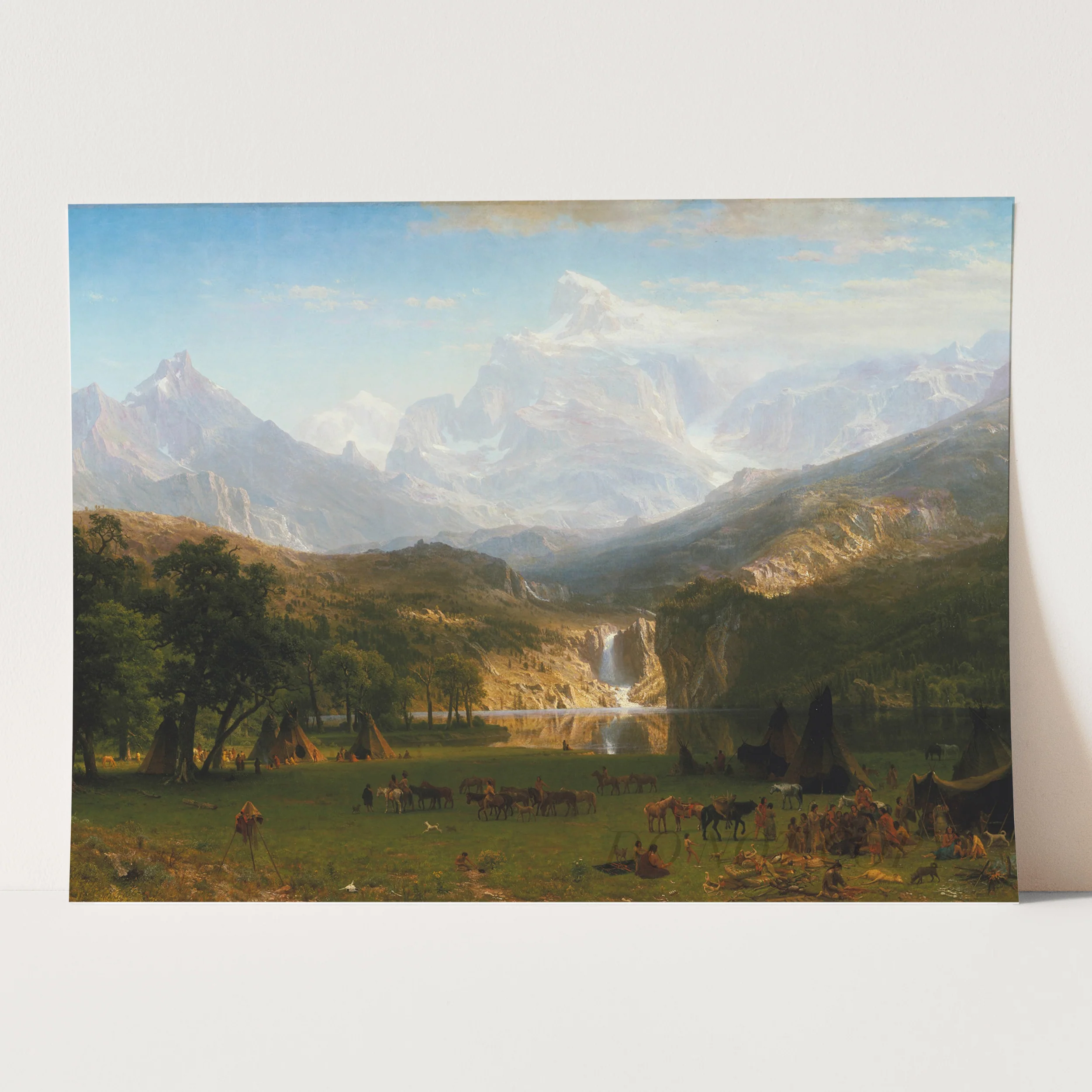The Rocky Mountains, Lander's Peak (1863) by Albert Bierstadt - Image 3