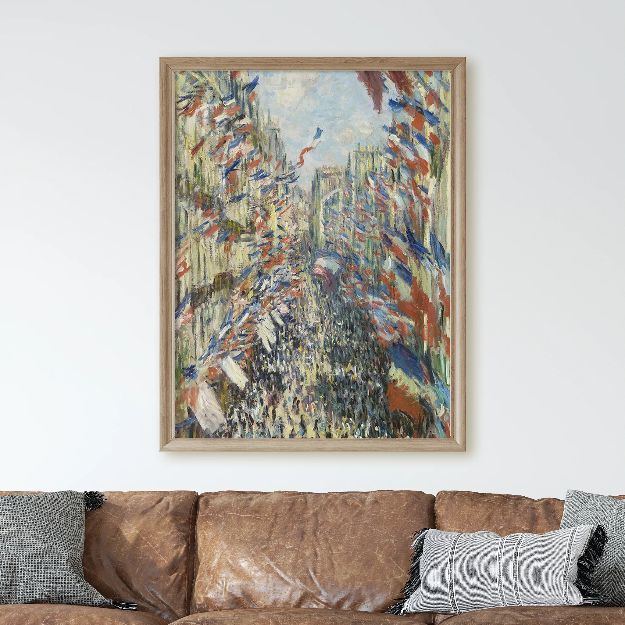 The Rue Montorgueil in Paris (1878) by Claude Monet - Image 2