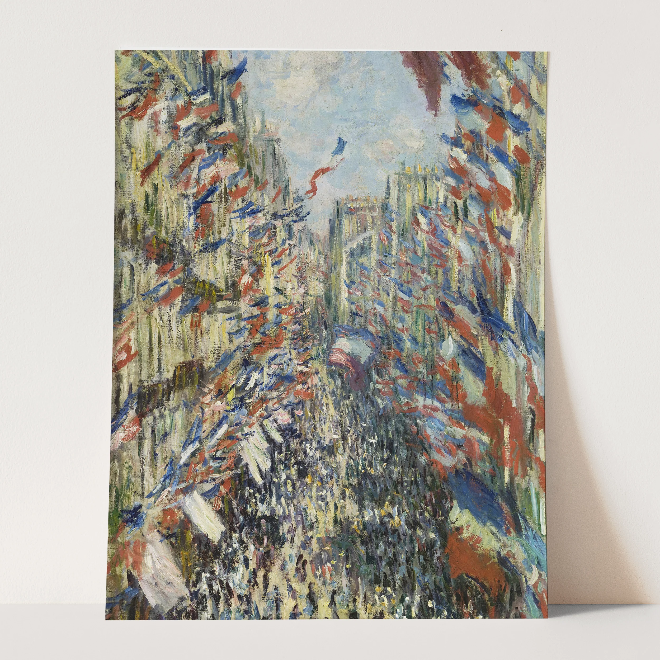 The Rue Montorgueil in Paris (1878) by Claude Monet - Image 3