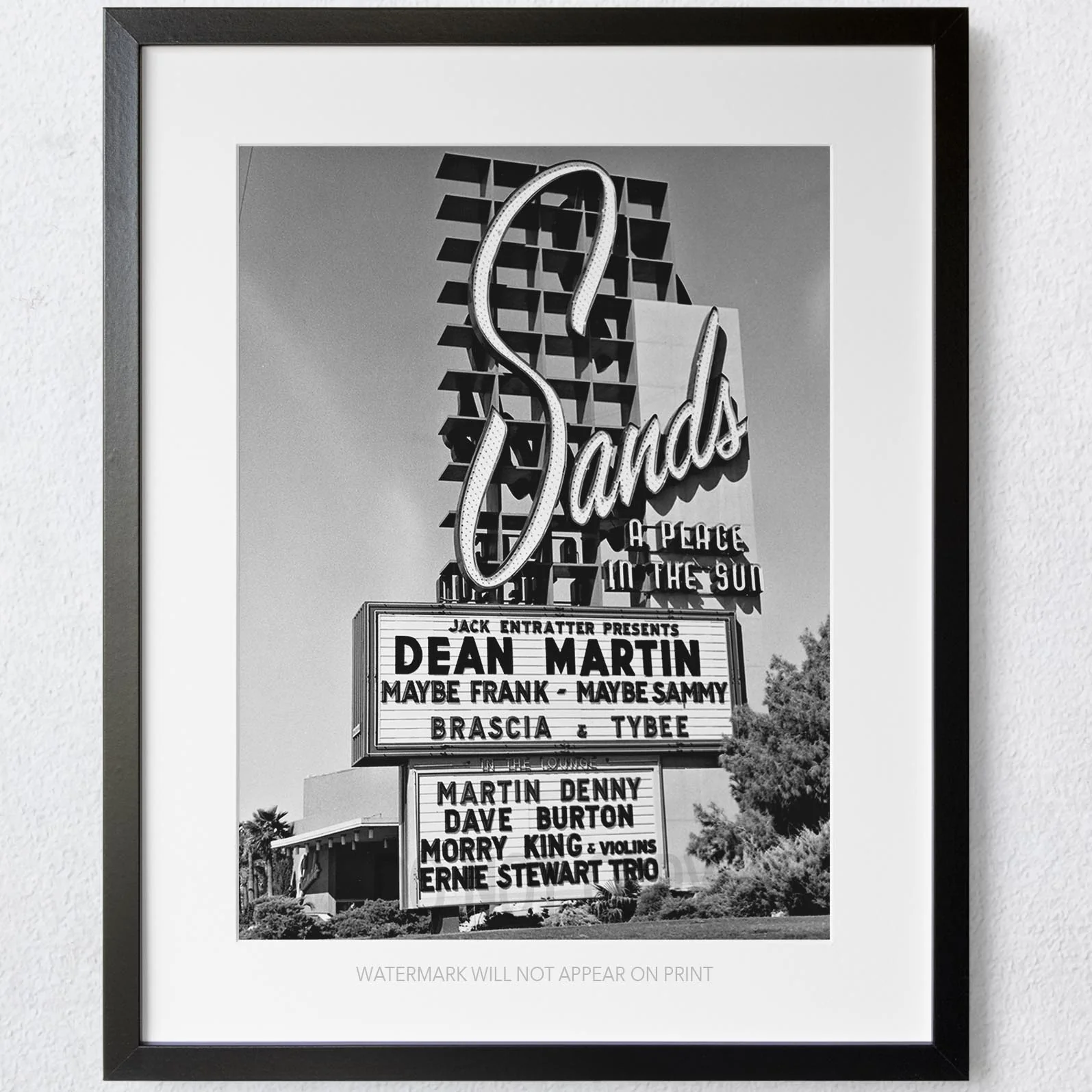The Sands Hotel Las Vegas Frank Sinatra Dean Martin 1960s - Image 3