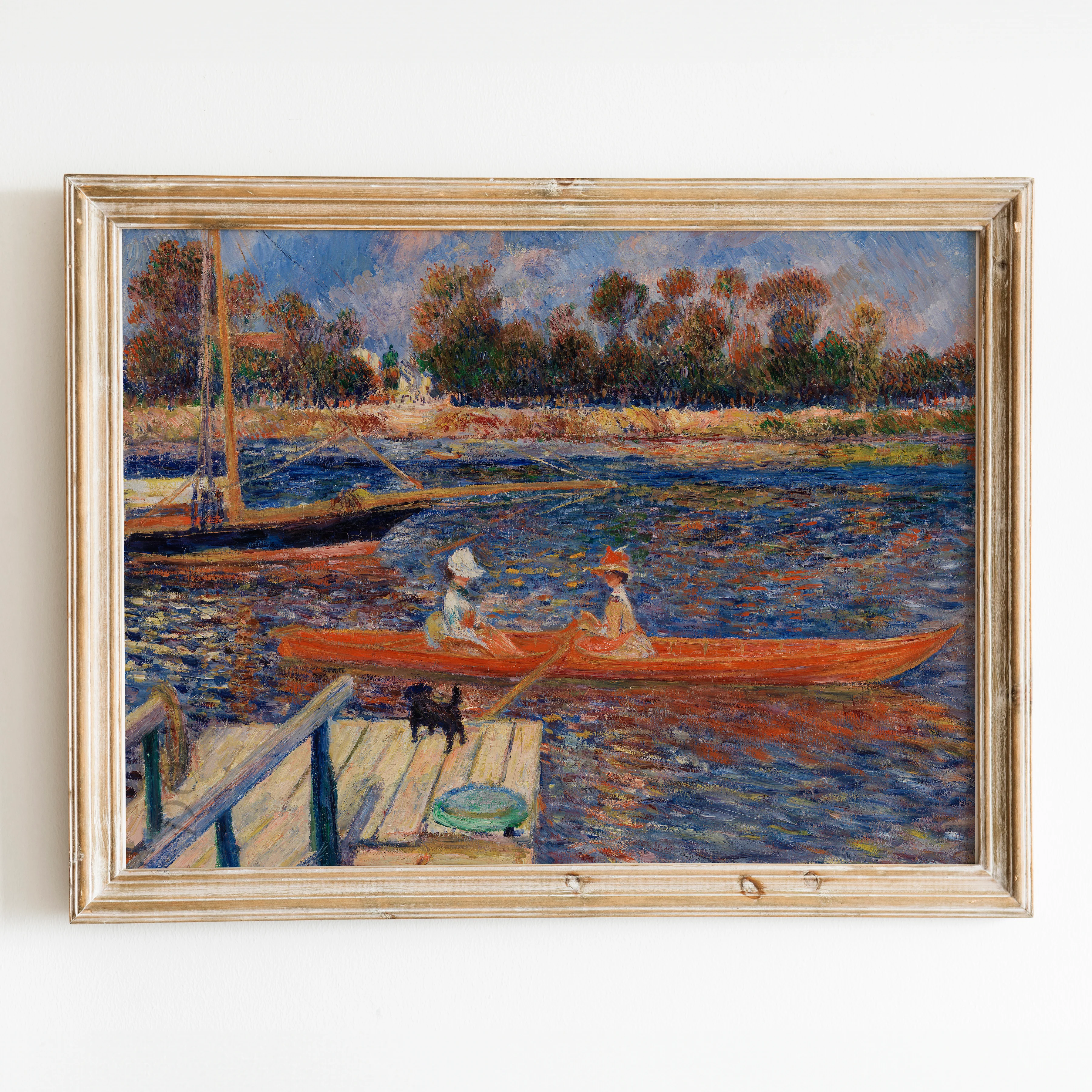 The Seine at Argenteuil (1888) by Pierre Auguste Renoir