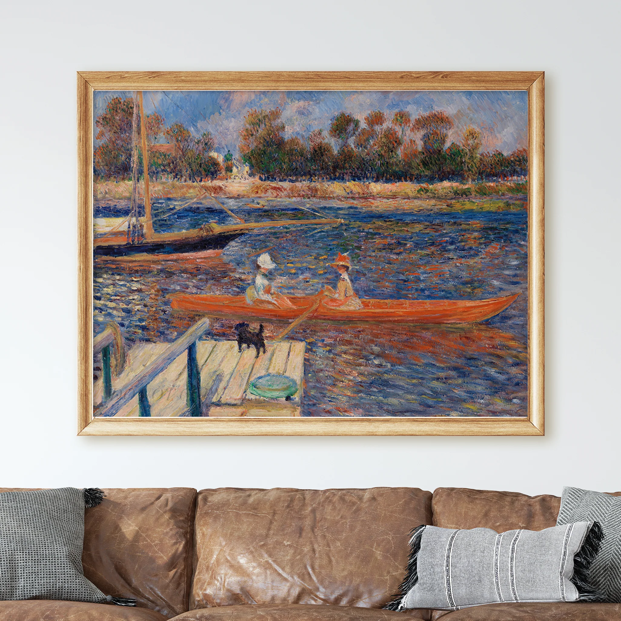 The Seine at Argenteuil (1888) by Pierre Auguste Renoir - Image 2