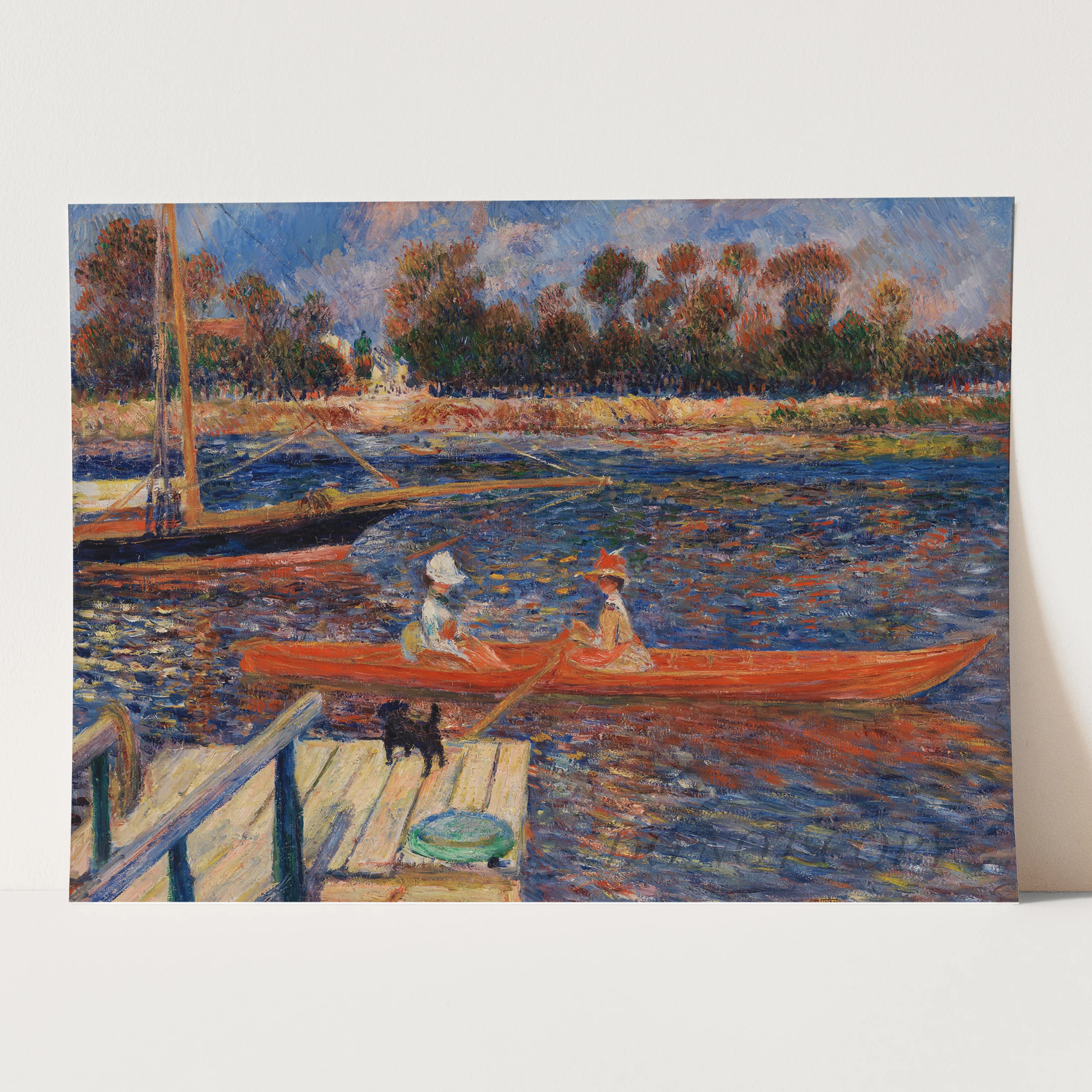 The Seine at Argenteuil (1888) by Pierre Auguste Renoir - Image 3