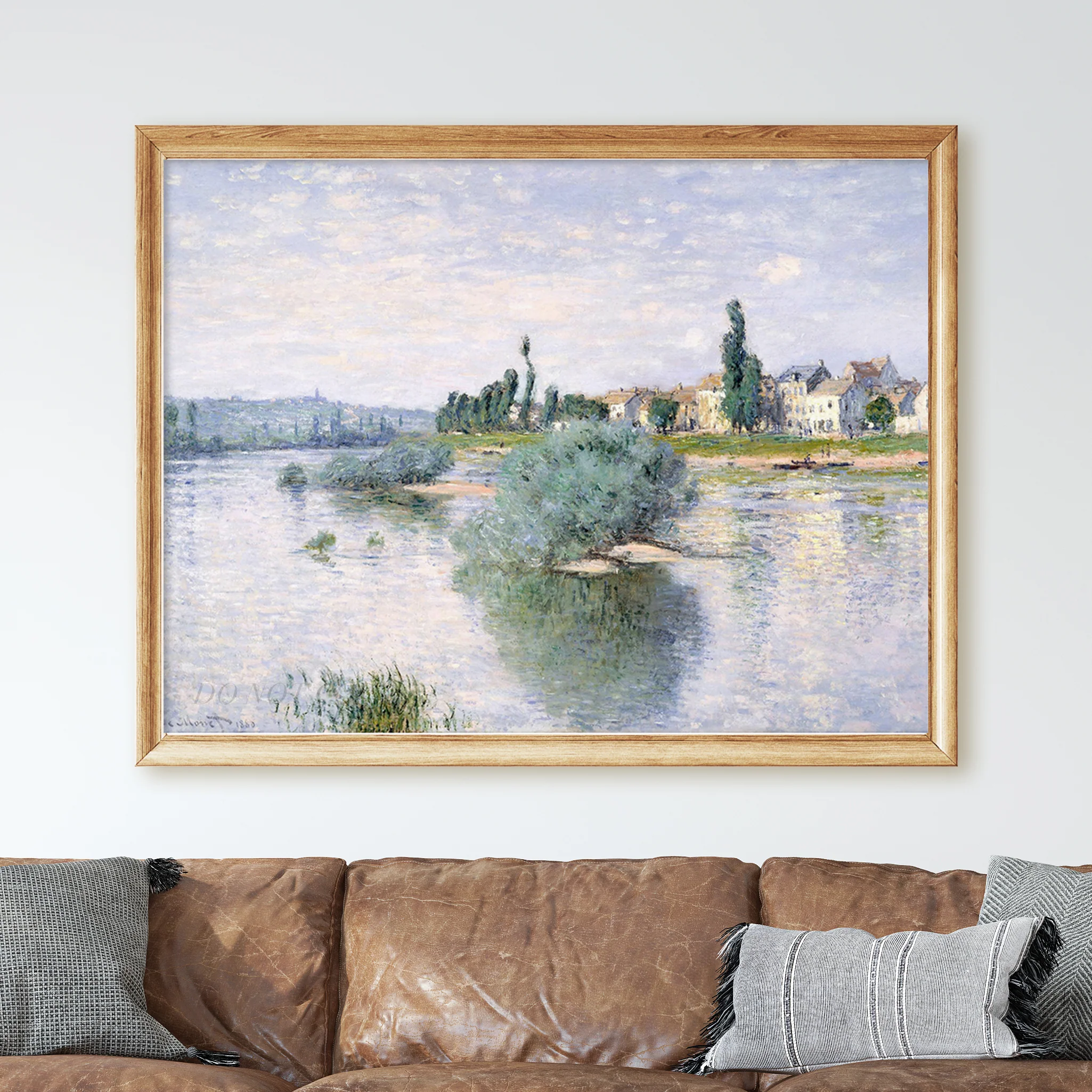 The Seine at Lavacourt (1880) by Claude Monet - Image 2