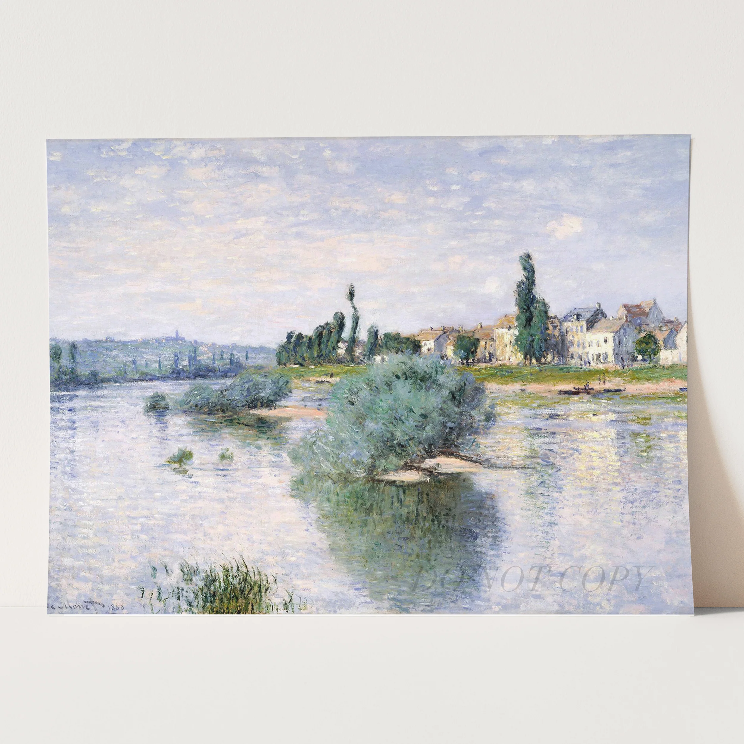 The Seine at Lavacourt (1880) by Claude Monet - Image 3