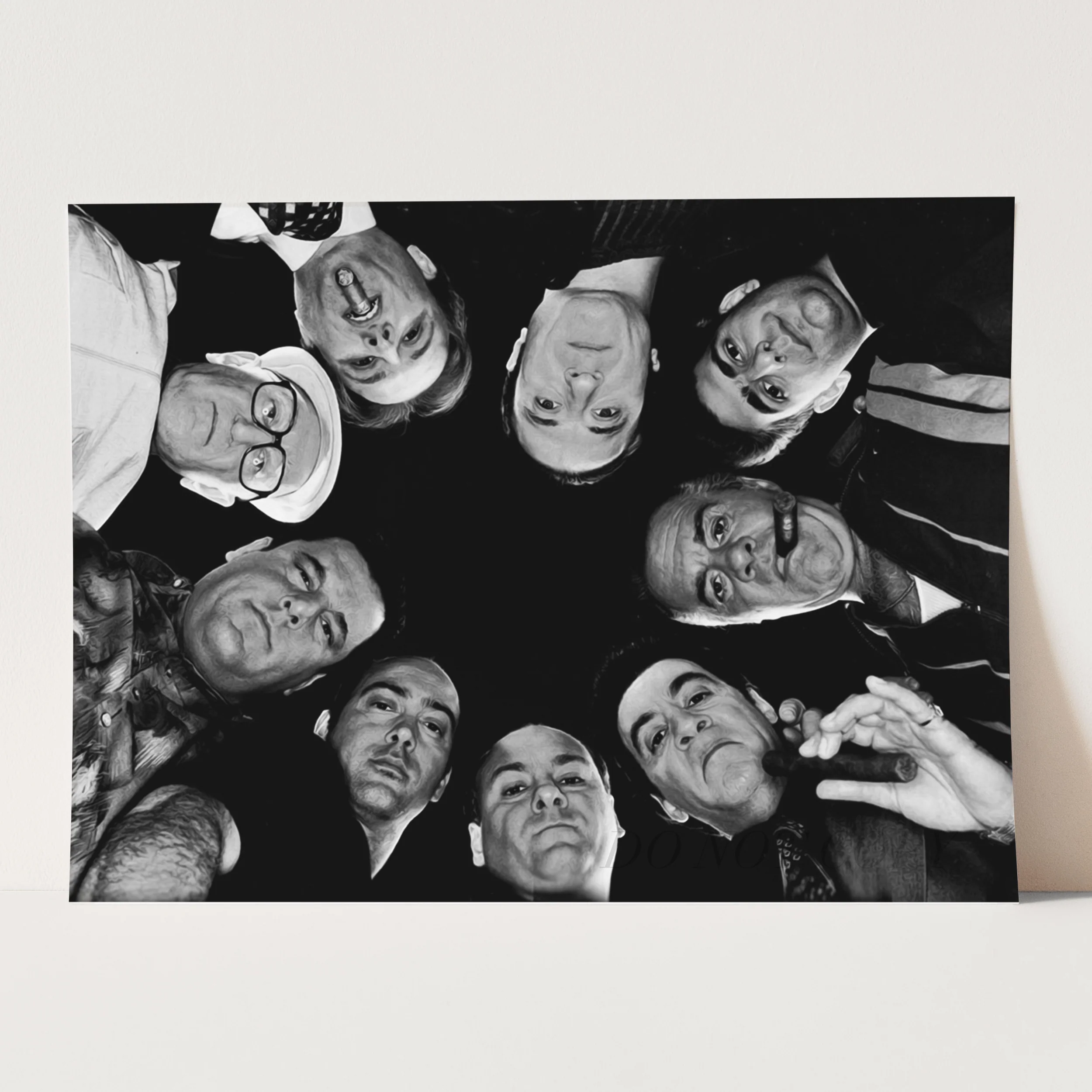 The Sopranos Gang Black & White - Image 3