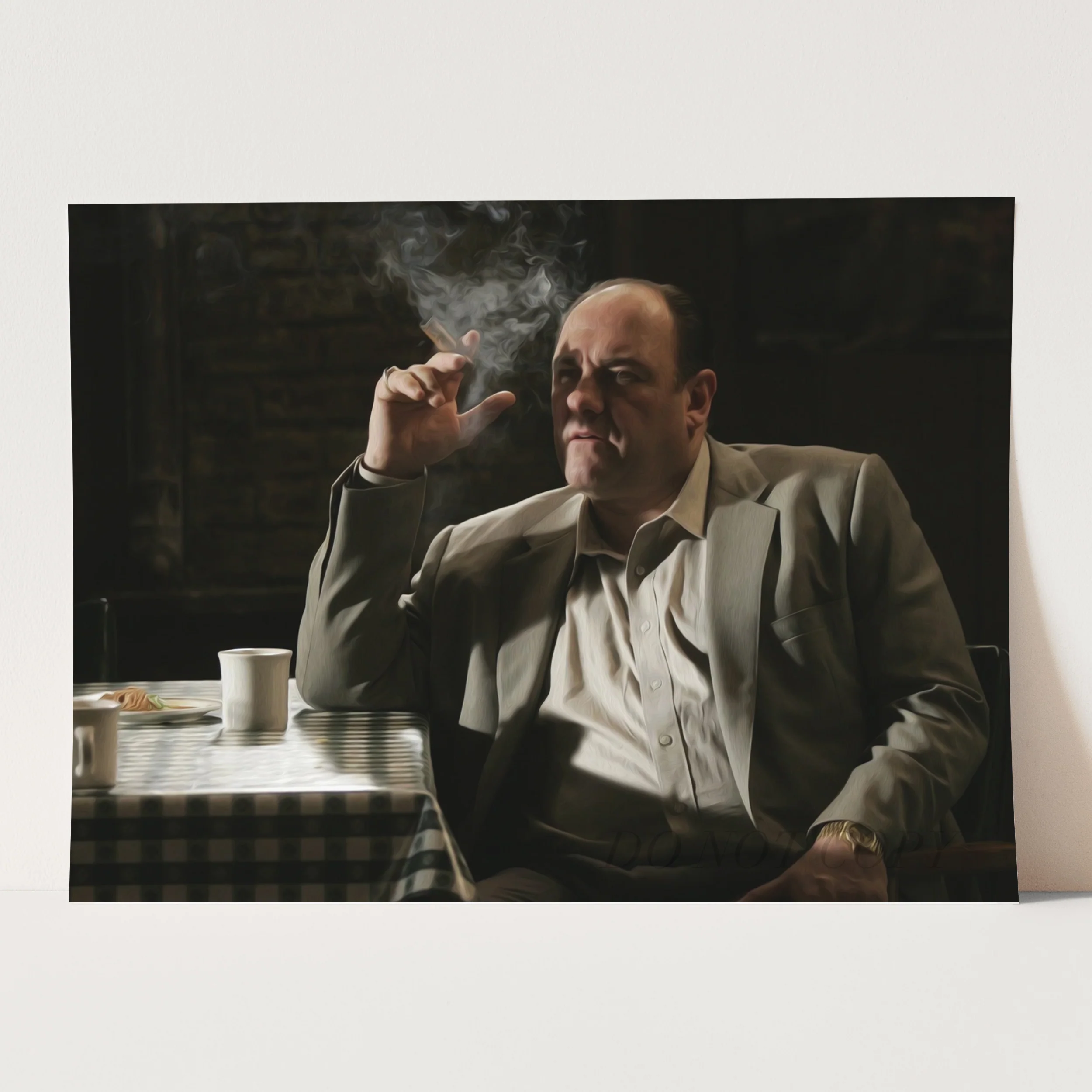 The Sopranos - Tony Soprano Smoking A Cigar - Image 3