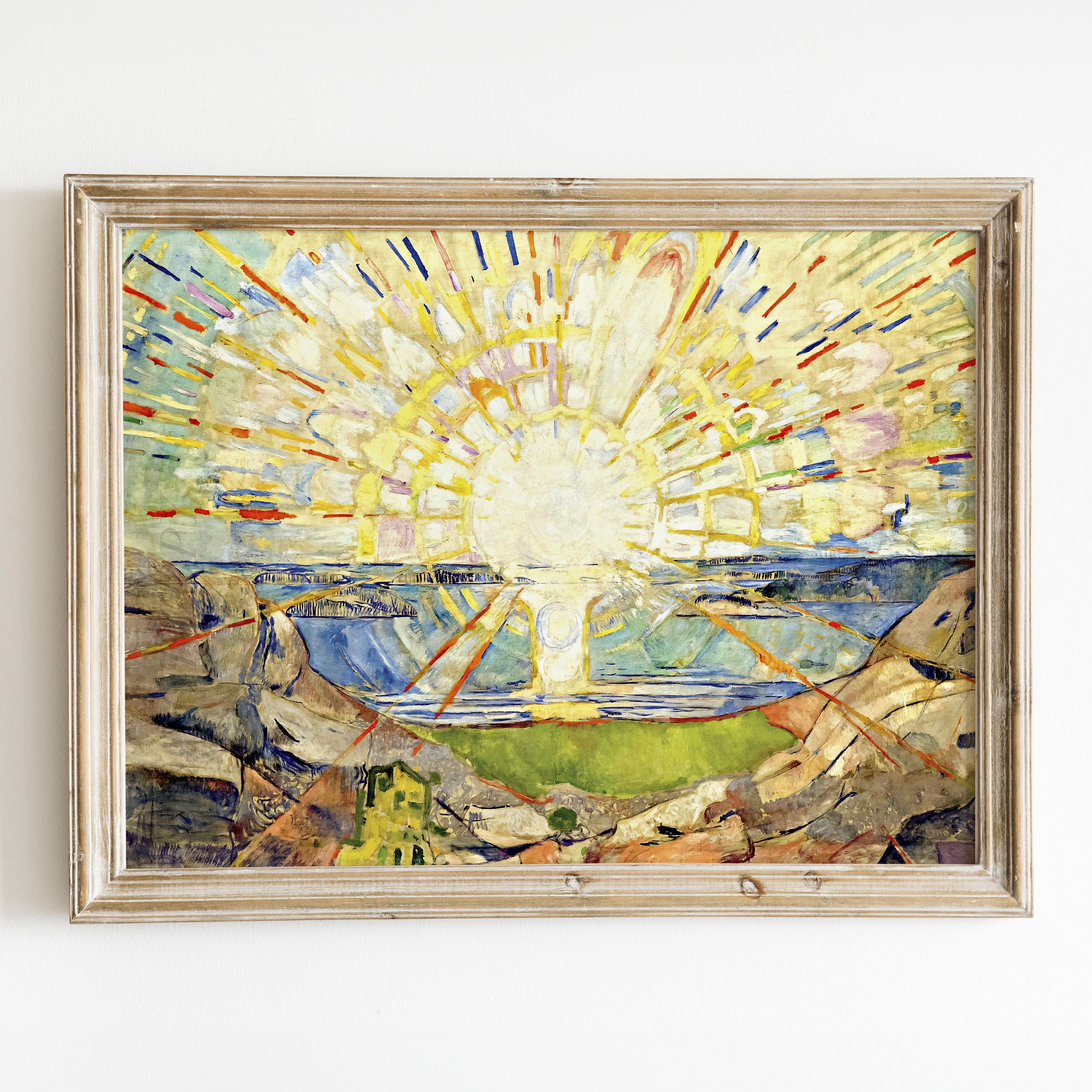 The Sun By Edvard Munch