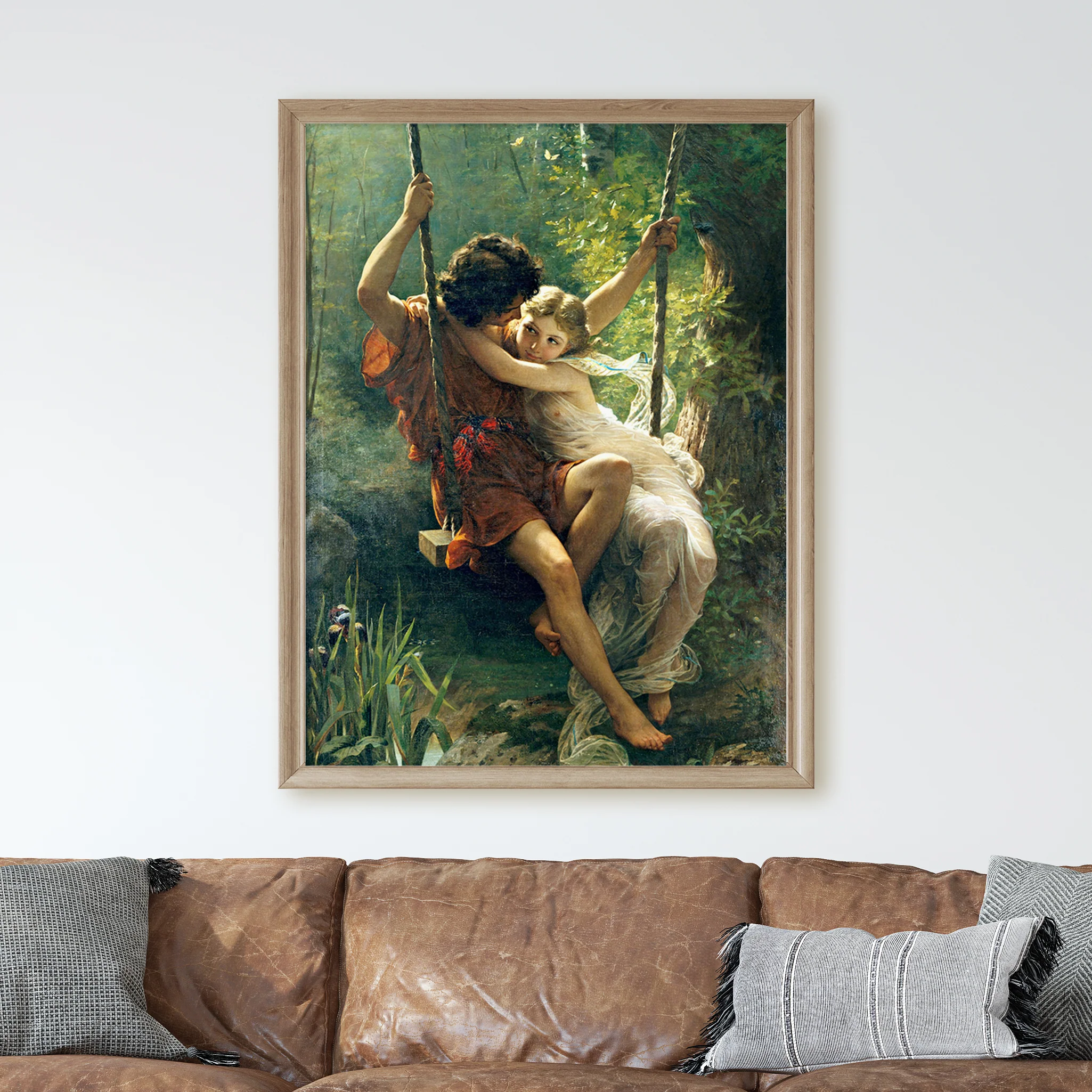 The Swing (Springtime) - Pierre Auguste Cot - Image 2