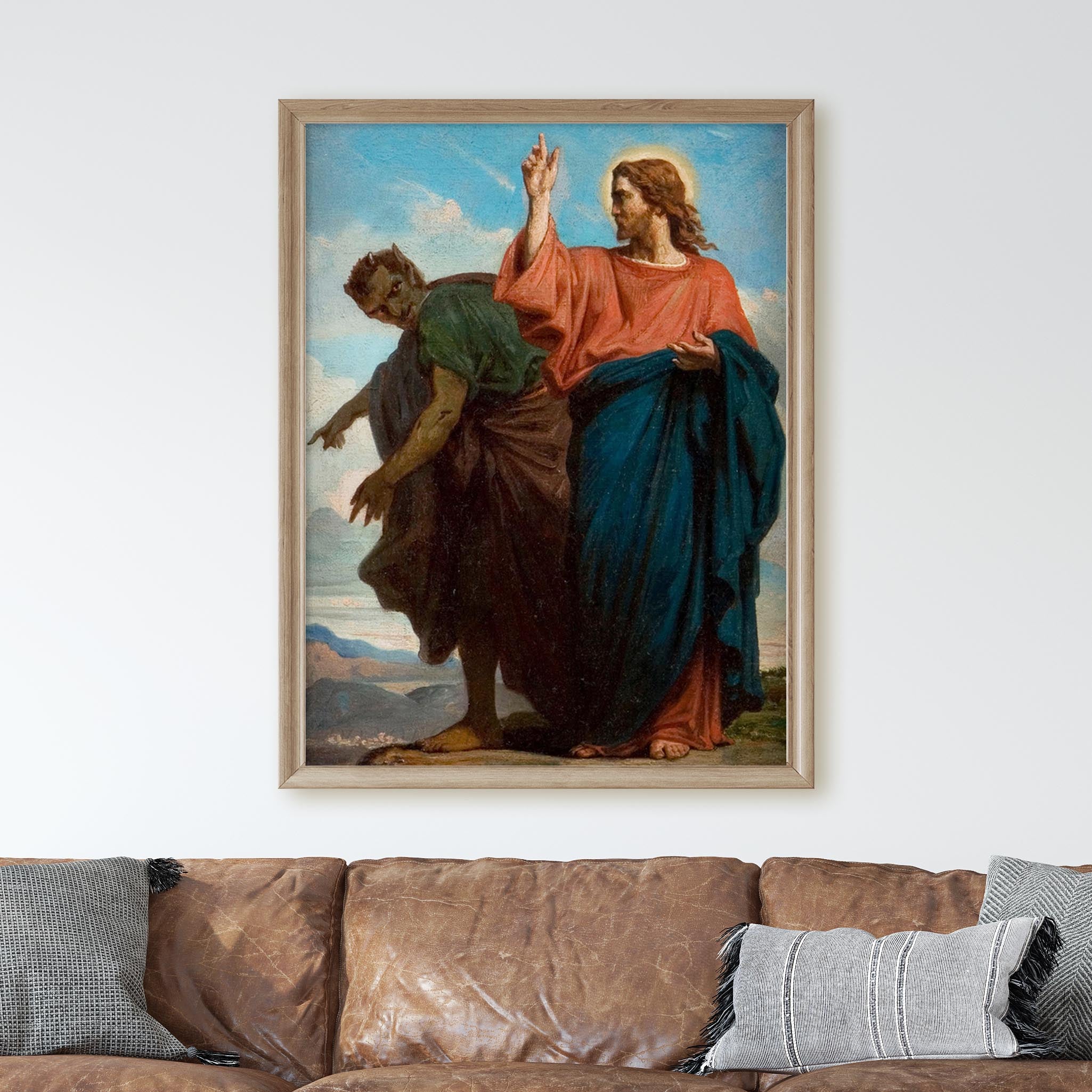The Temptation of Christ by the Devil by Félix Joseph Barrias - Image 2
