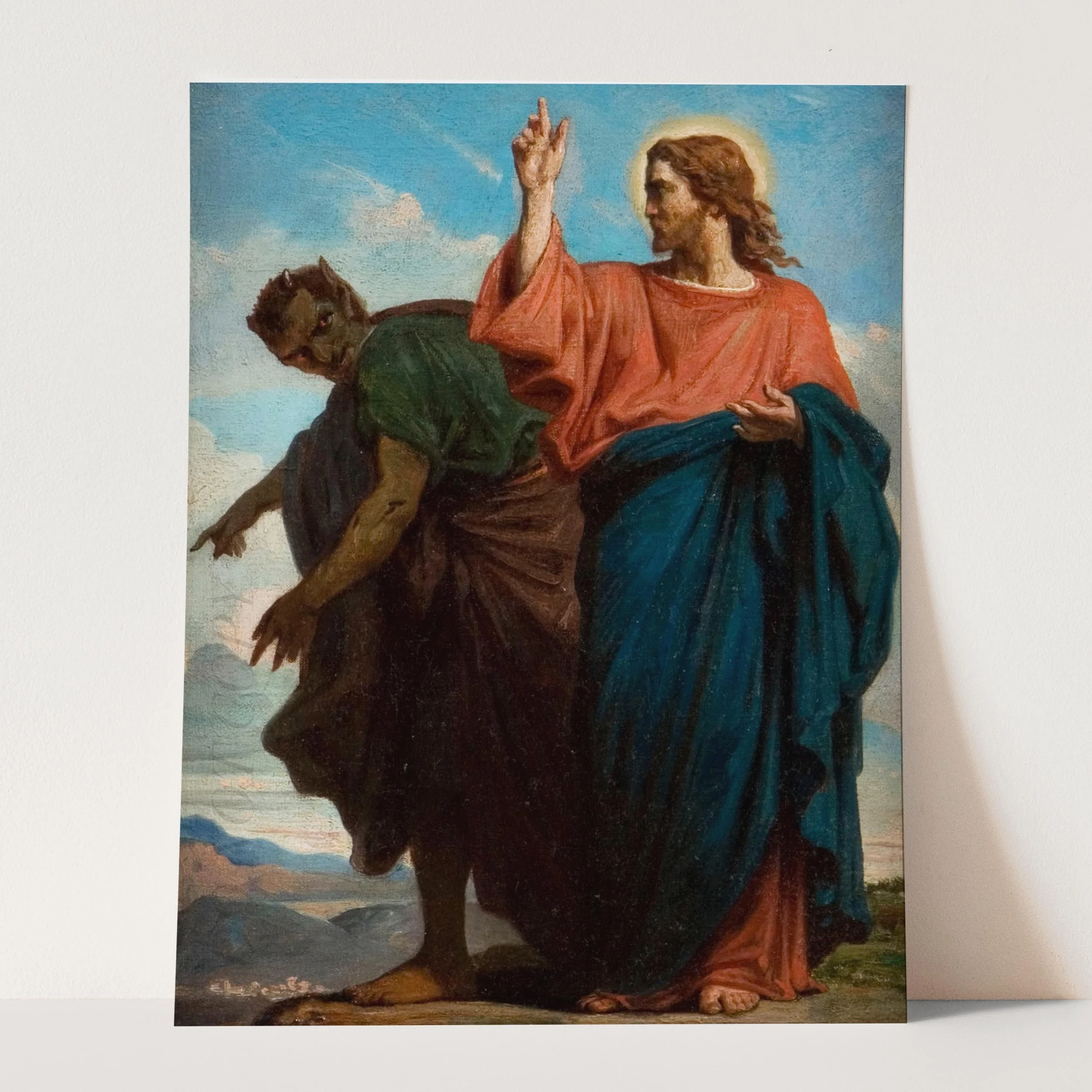 The Temptation of Christ by the Devil by Félix Joseph Barrias - Image 3