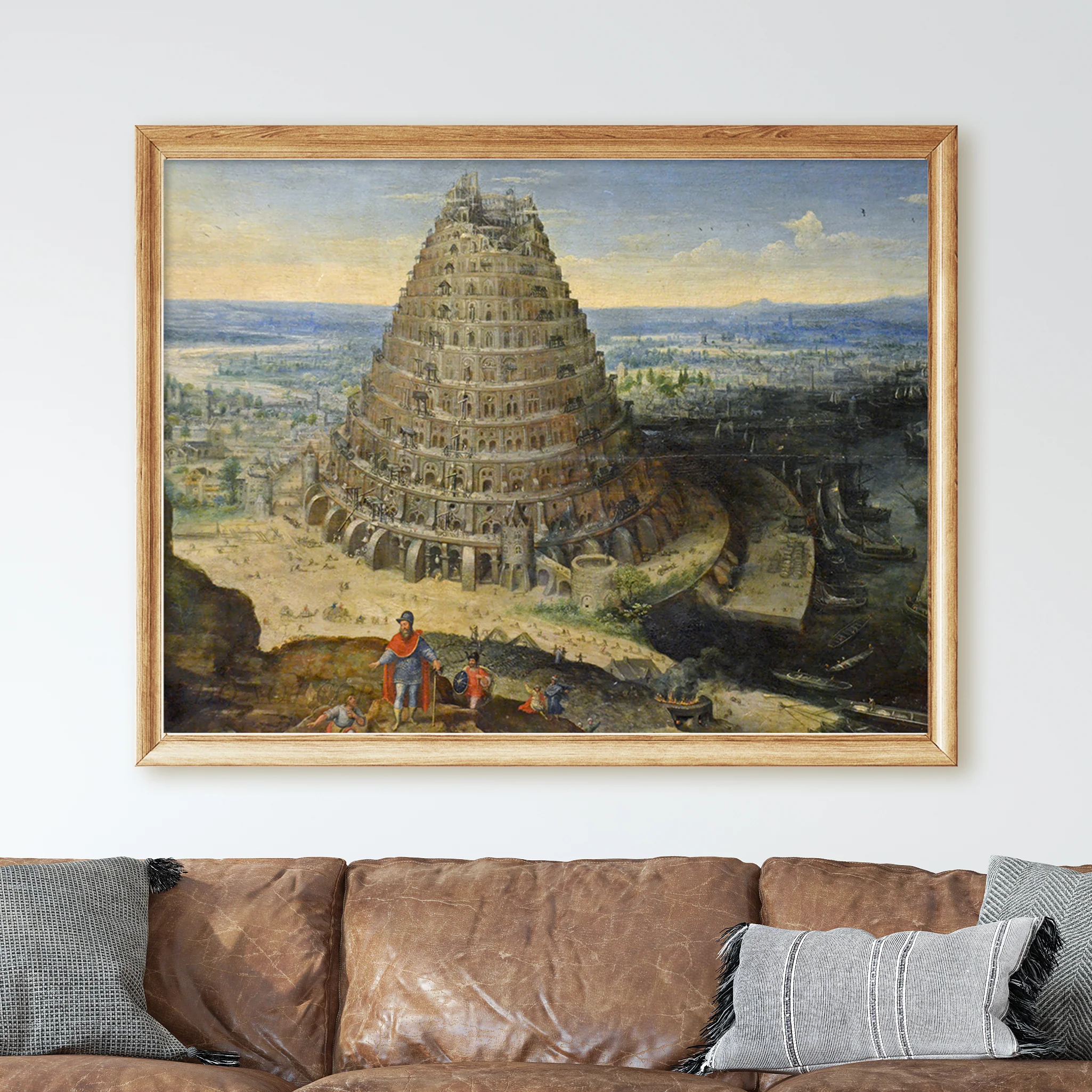 The Tower of Babel by Lucas van Valckenborch - Image 2