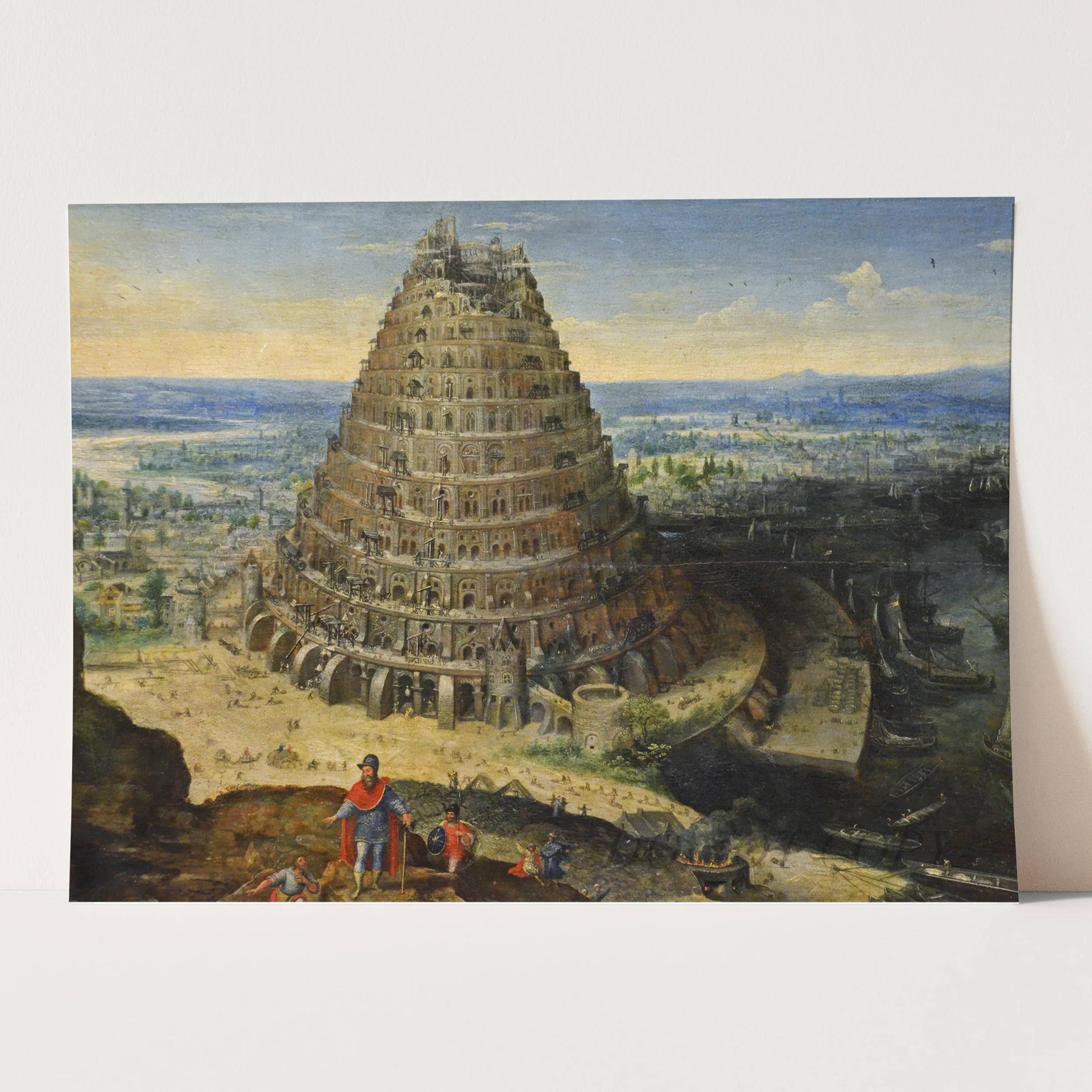 The Tower of Babel by Lucas van Valckenborch - Image 3