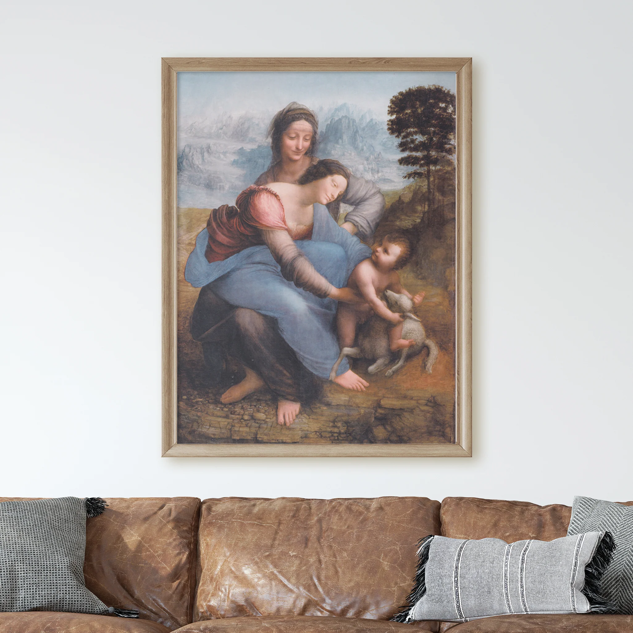 The Virgin and Child with Saint Anne by Leonardo da Vinci - Image 2