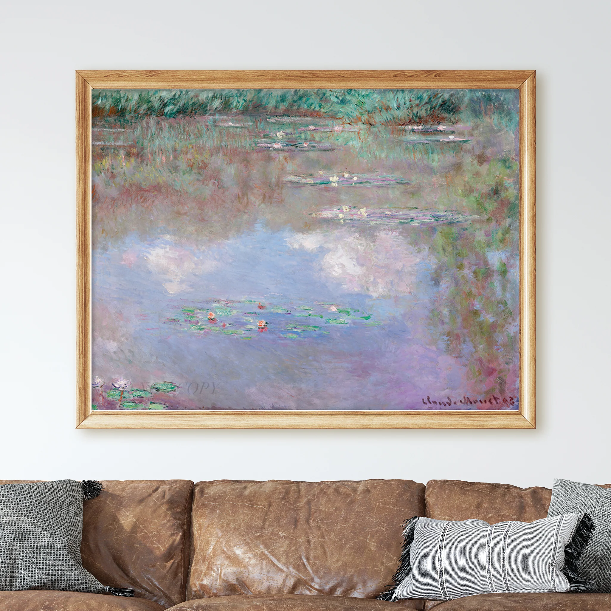 The Water Lily Pond (Clouds) (1903) by Claude Monet - Image 2