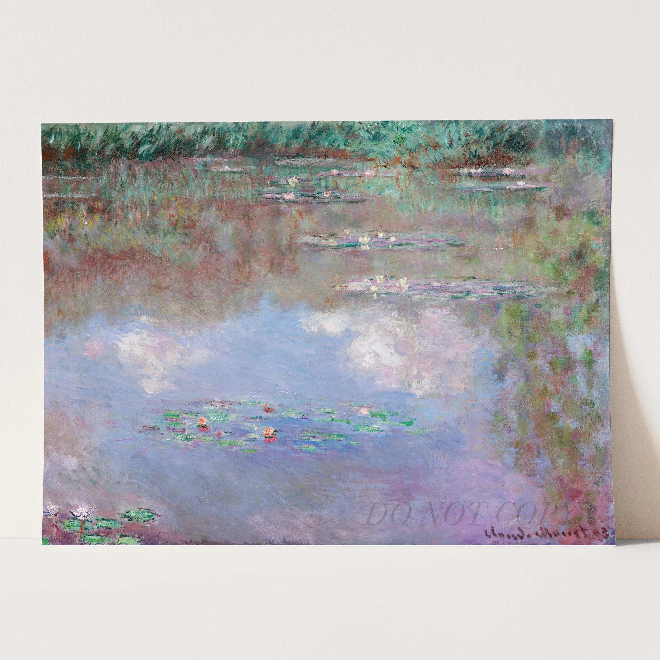 The Water Lily Pond (Clouds) (1903) by Claude Monet - Image 3