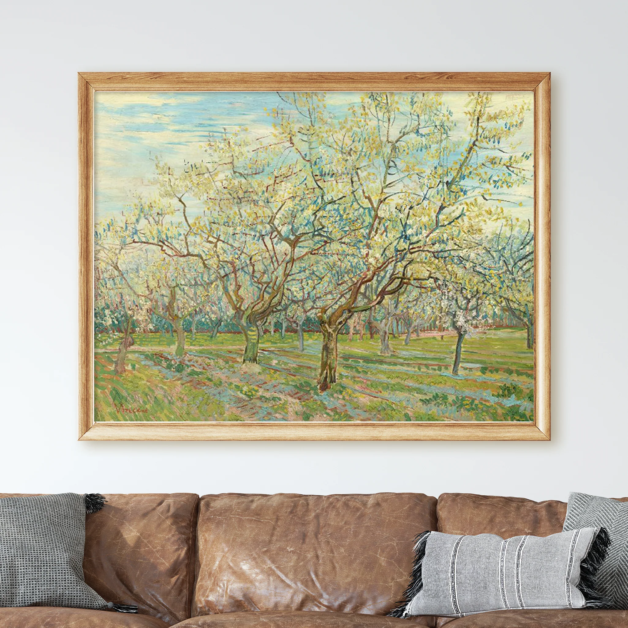 The White Orchard (1888) by Van Gogh - Image 2