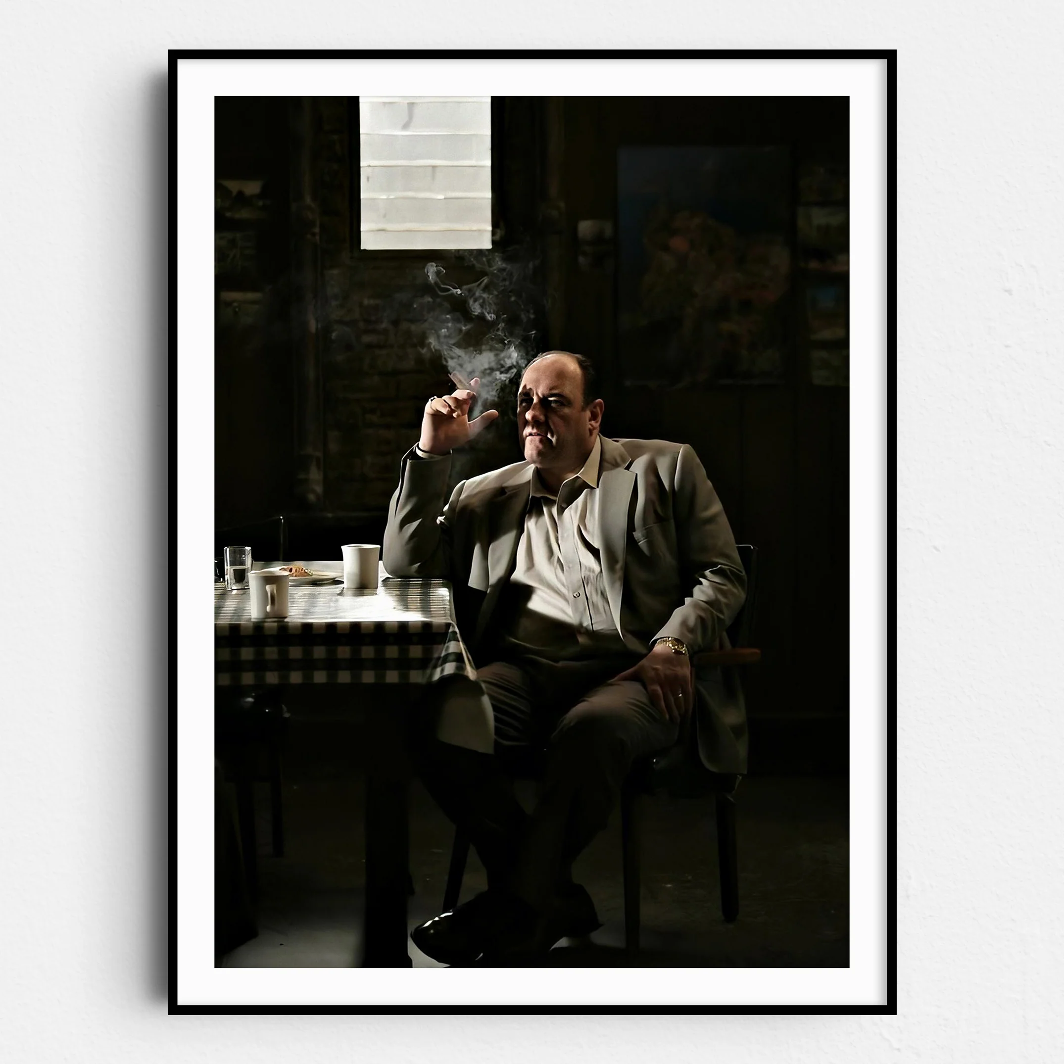 Tony Soprano Smoking A Cigar