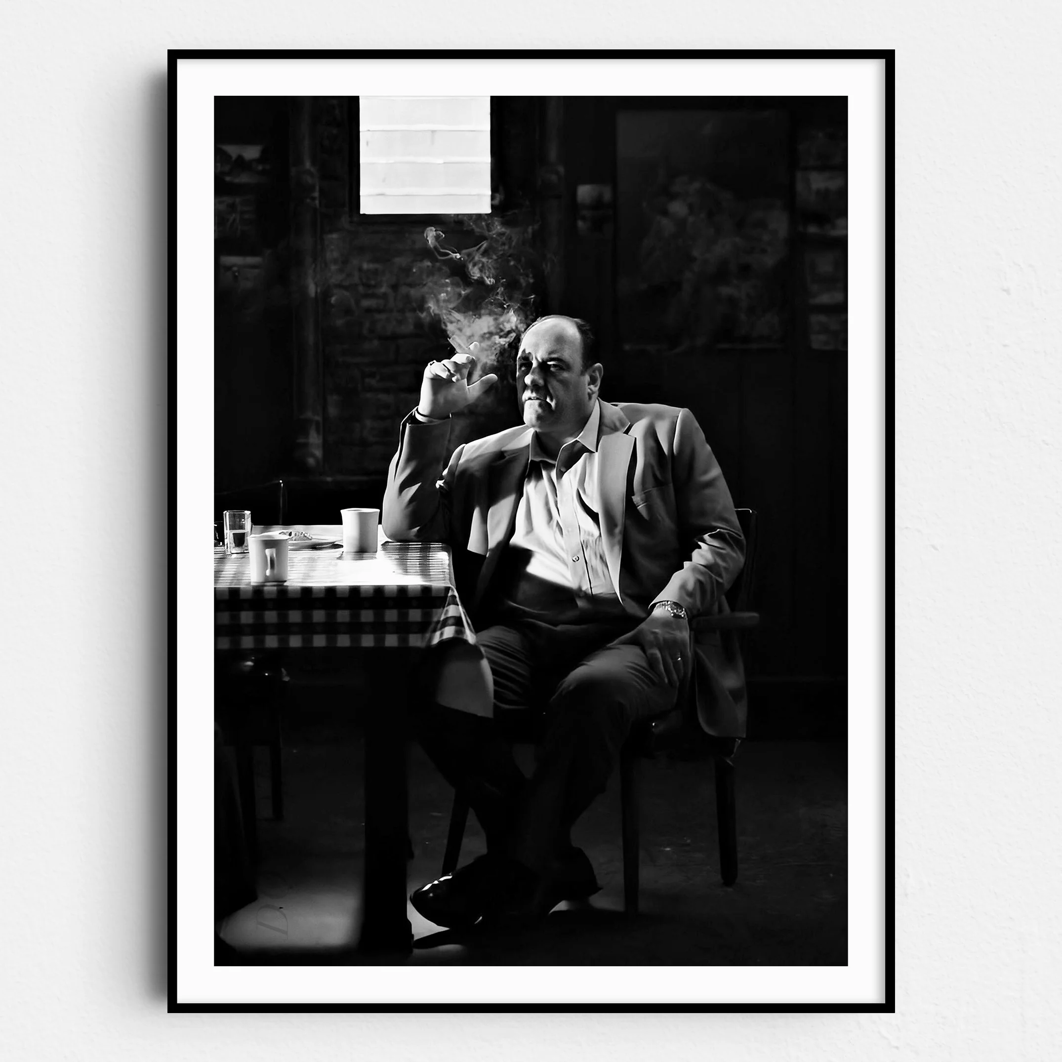Tony Soprano Smoking A Cigar