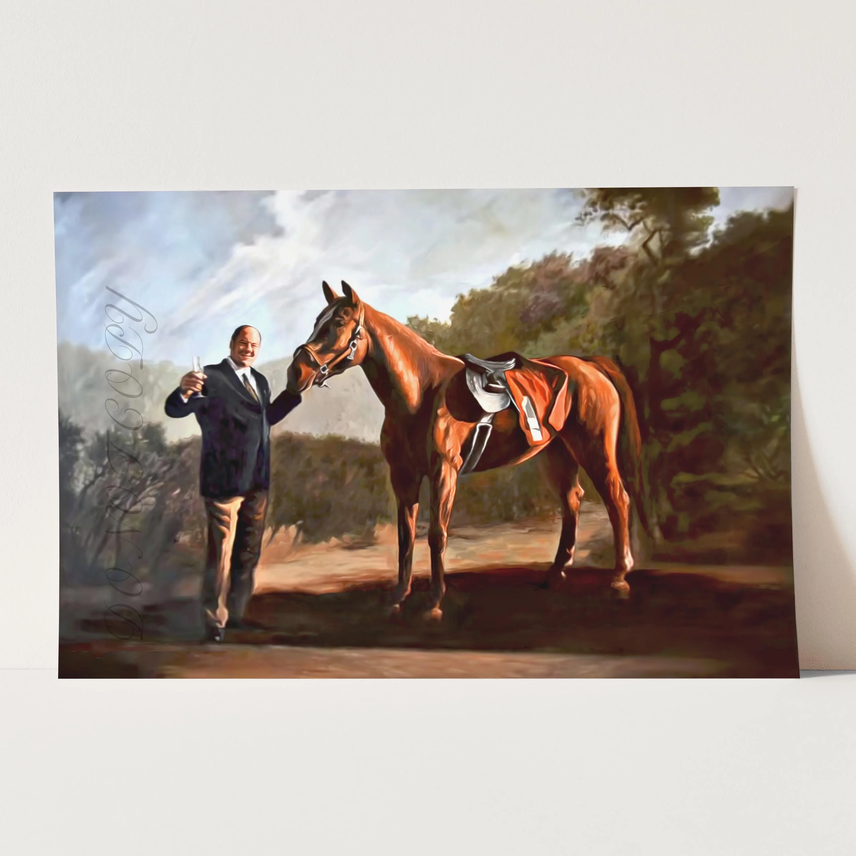 Tony Soprano With Pie O My Horse - Image 3