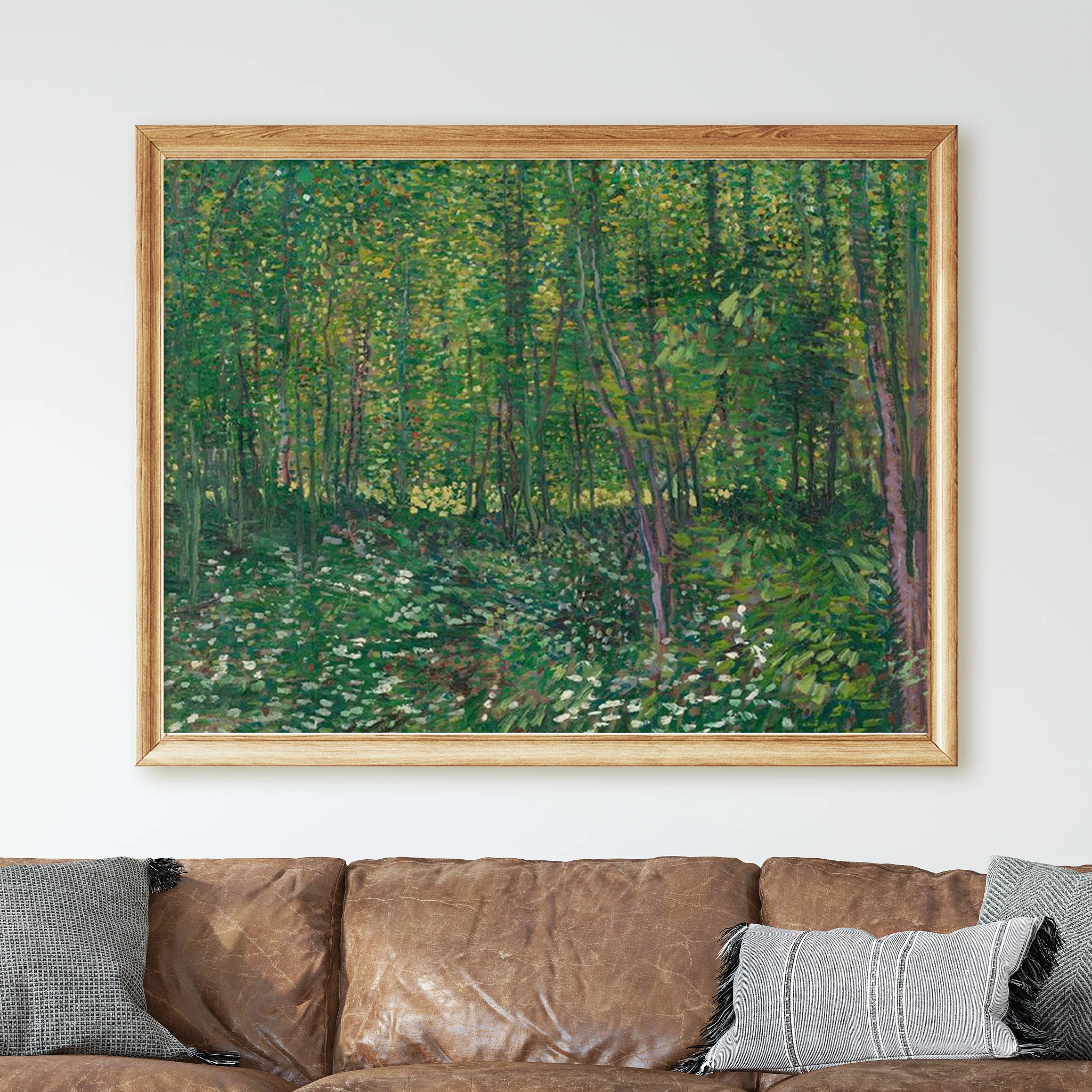 Trees and Undergrowth (1887) by Van Gogh - Image 2
