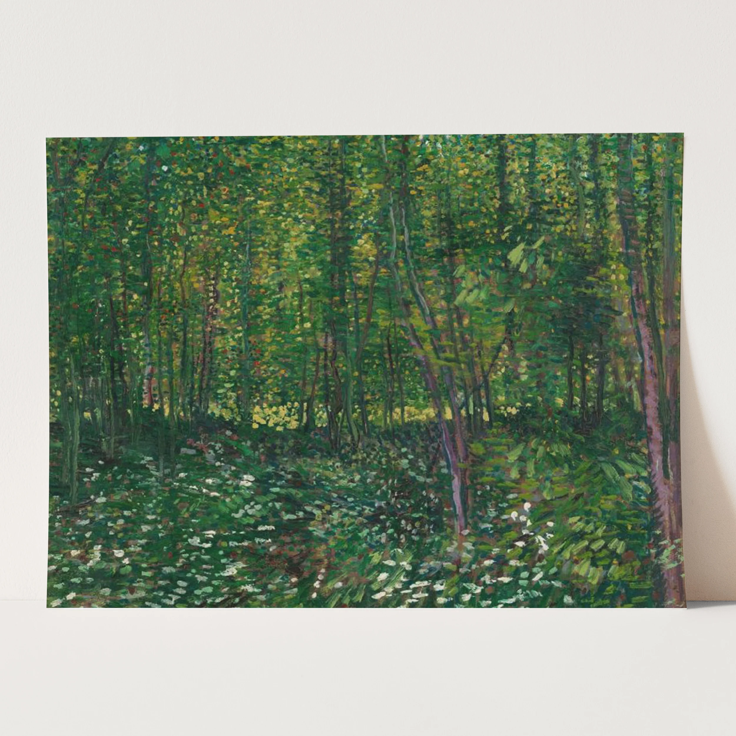 Trees and Undergrowth (1887) by Van Gogh - Image 3