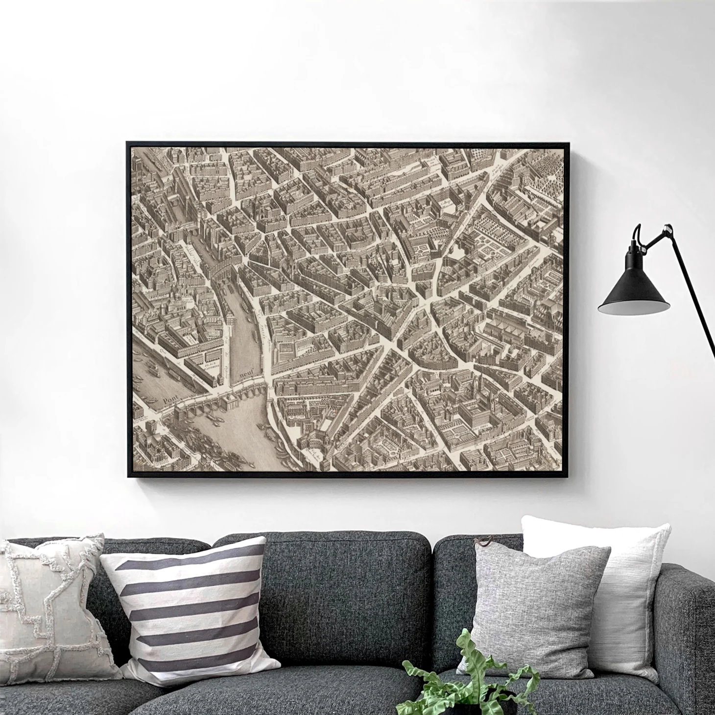 Turgot Map of Paris as it Appeared in 1734–1736 - Image 2