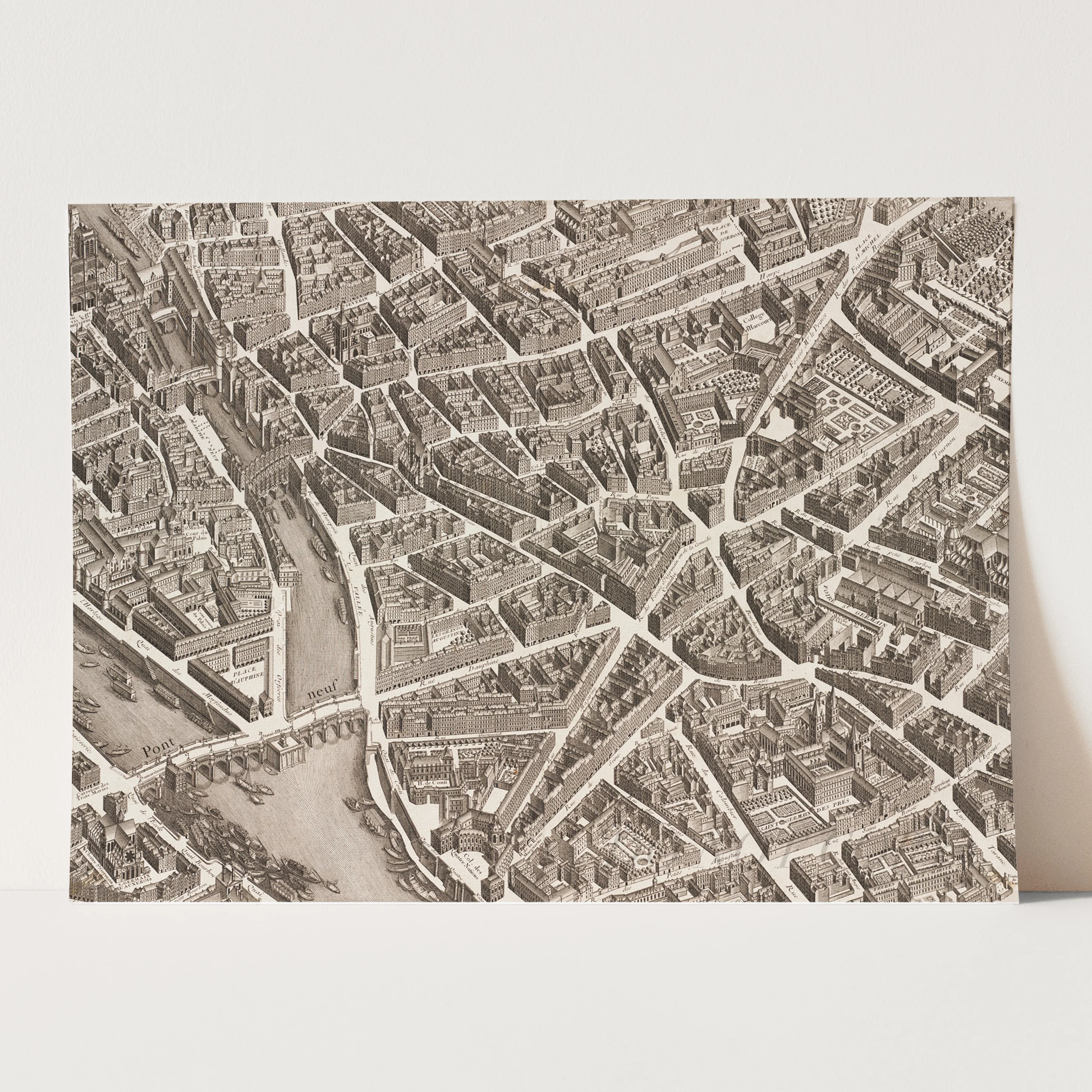 Turgot Map of Paris as it Appeared in 1734–1736 - Image 3