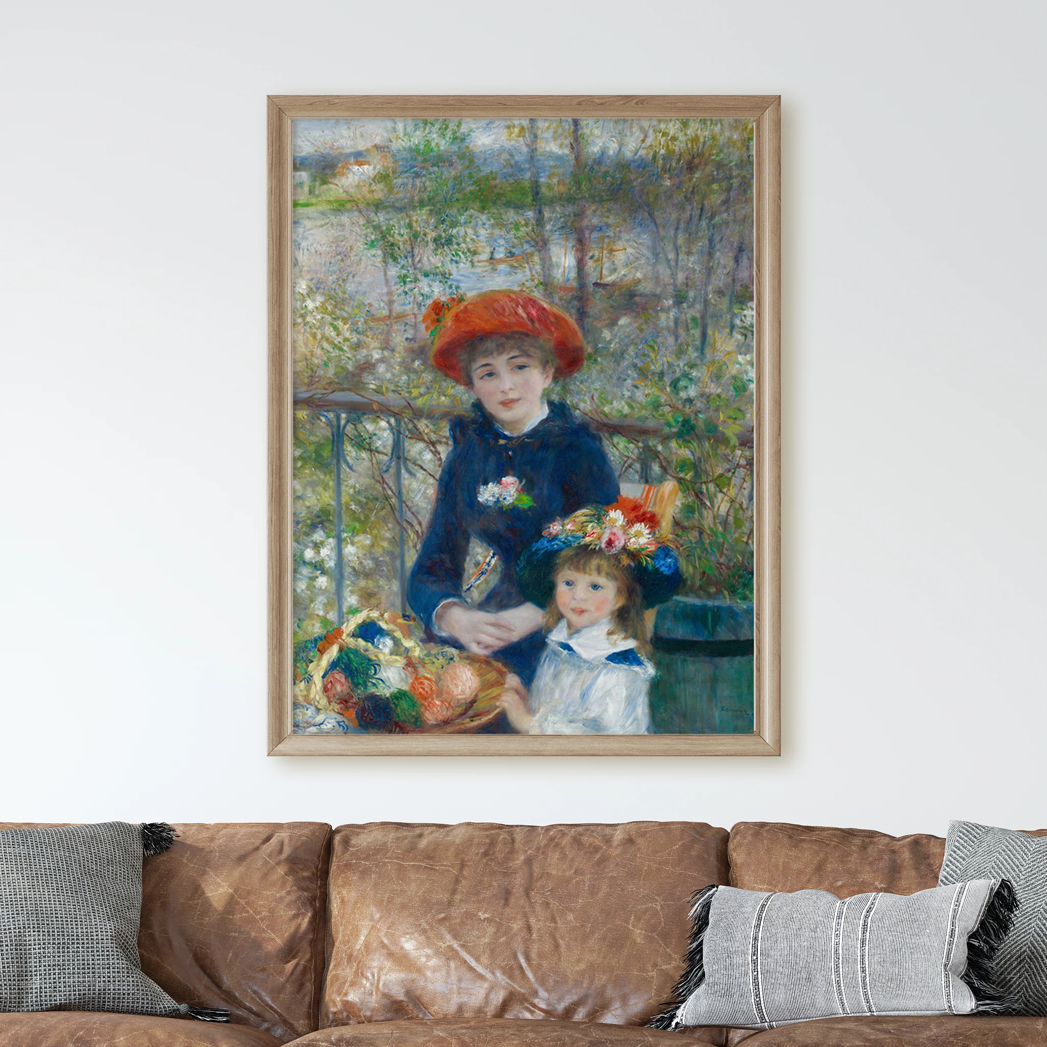 Two Sisters (On the Terrace) (1881) by Renoir - Image 2