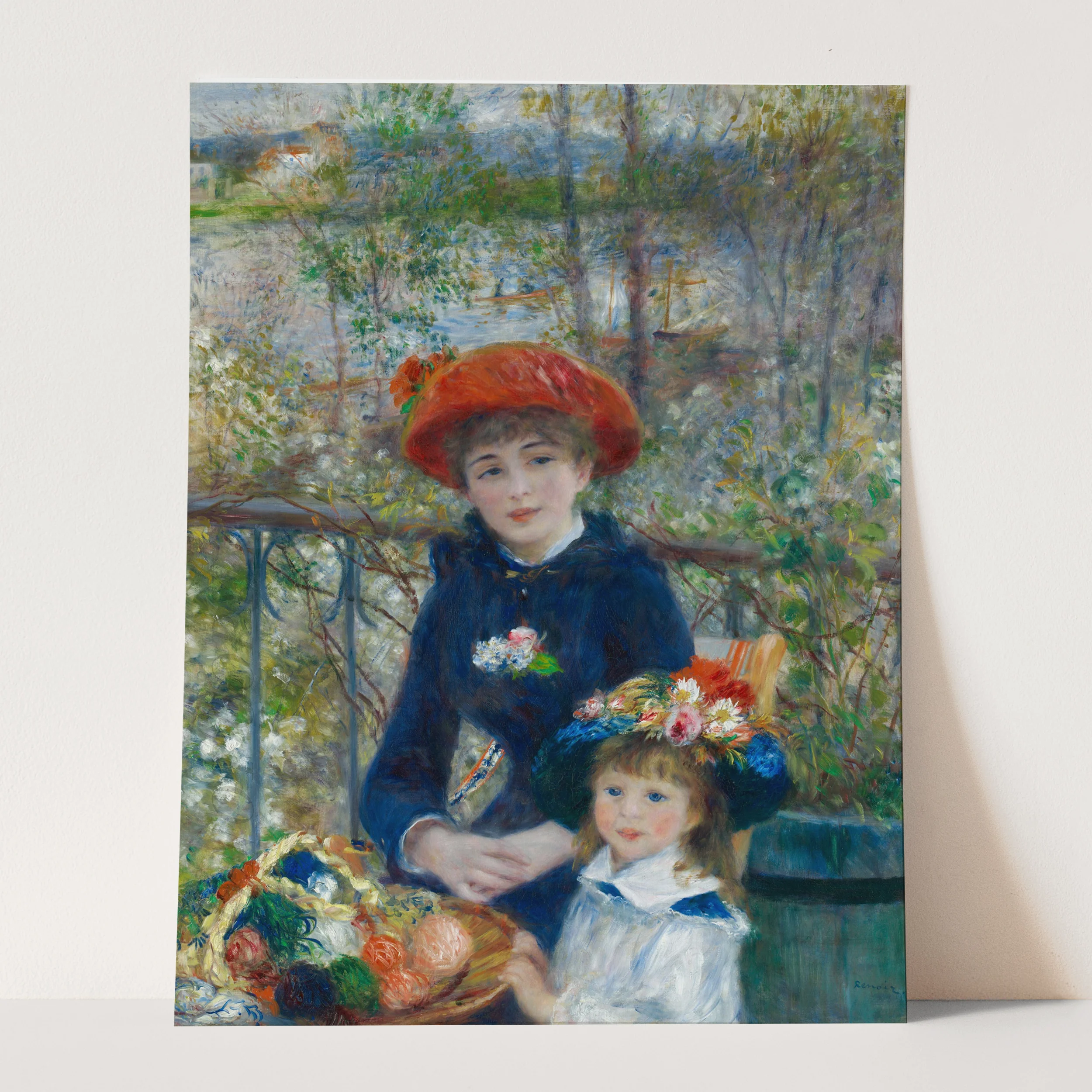 Two Sisters (On the Terrace) (1881) by Renoir - Image 3