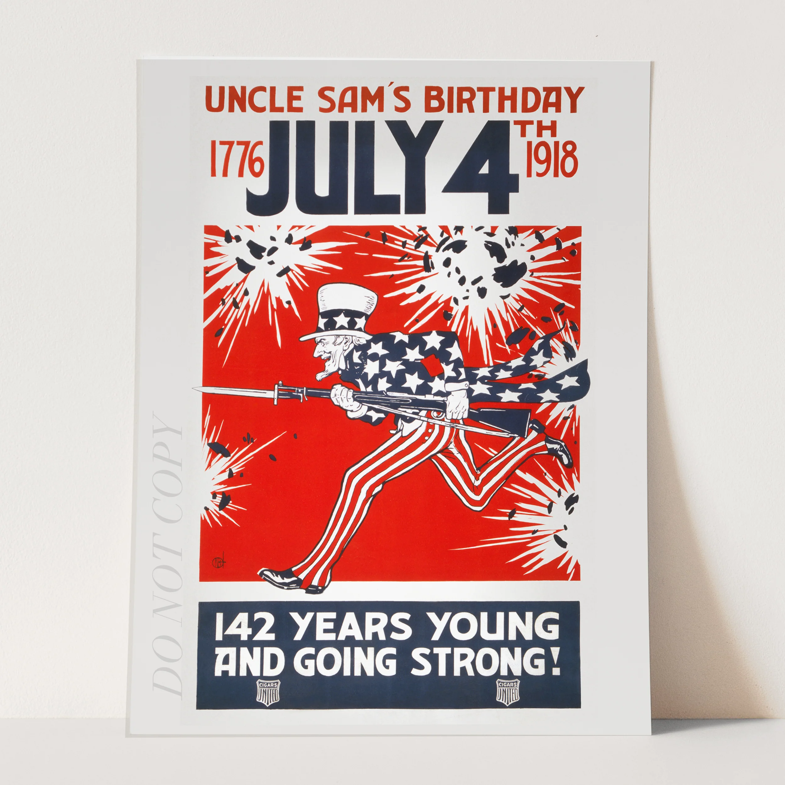 Uncle Sam's Birthday July, 4th (1918) - Image 3