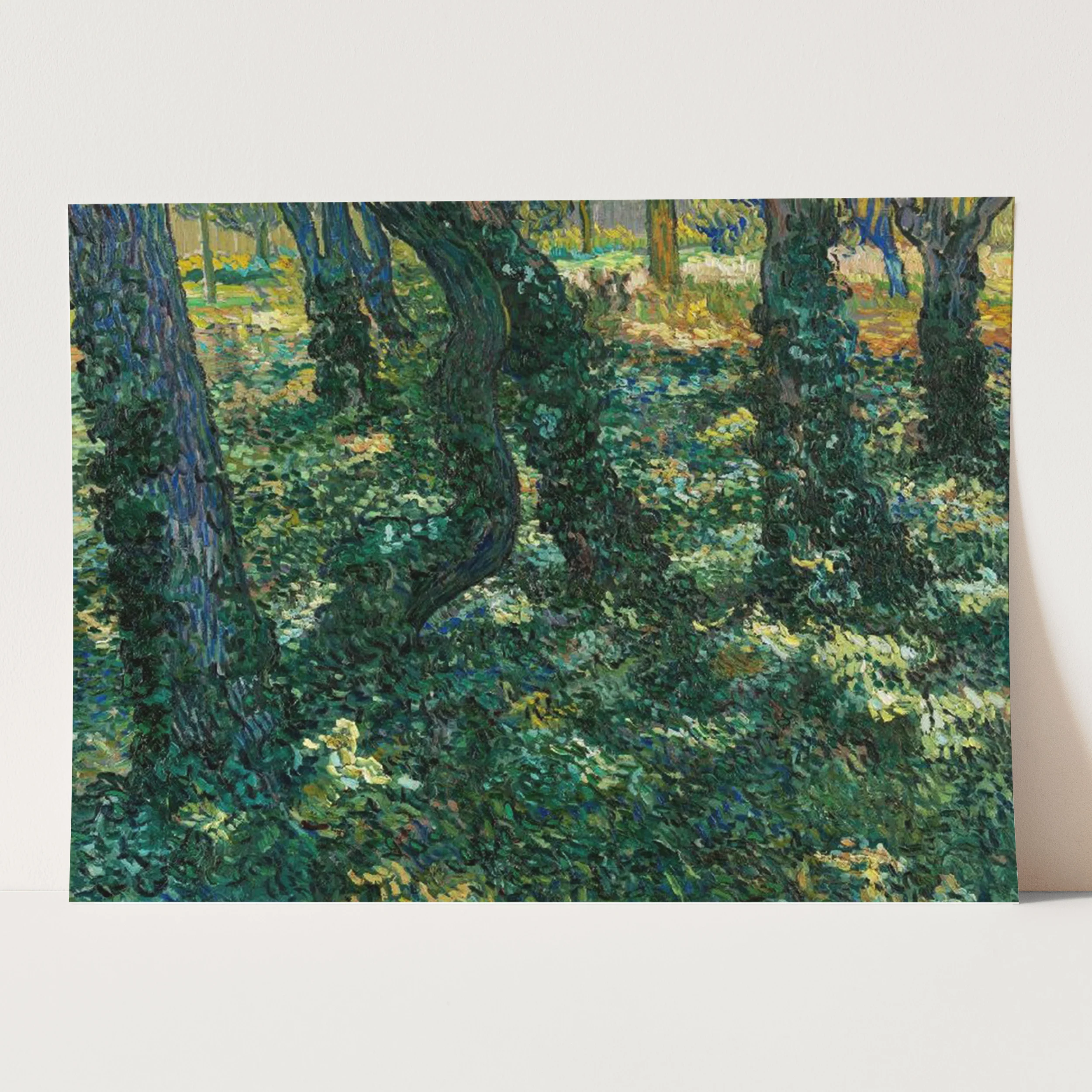 Undergrowth (1889) by Van Gogh - Image 3