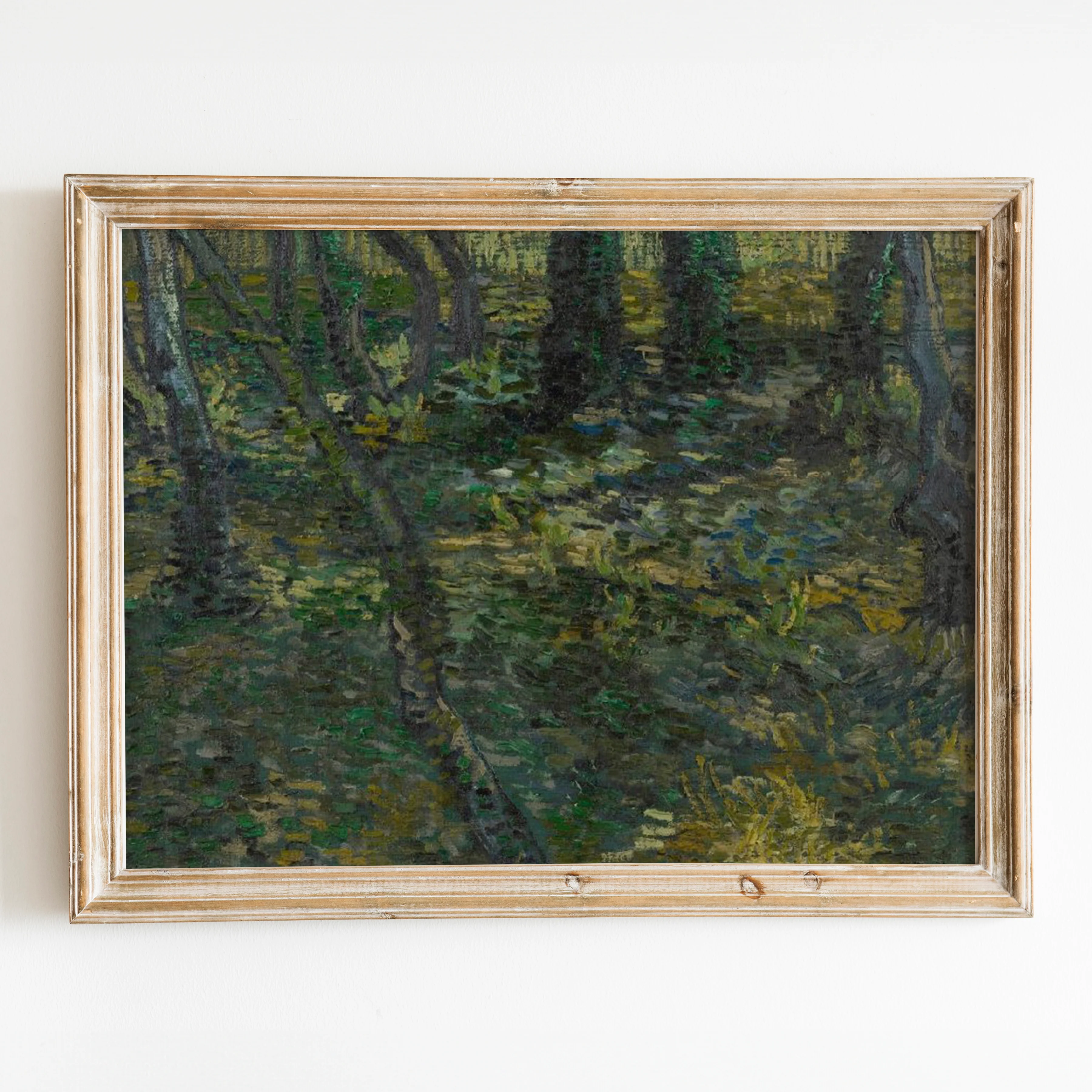Undergrowth (1889) by Van Gogh
