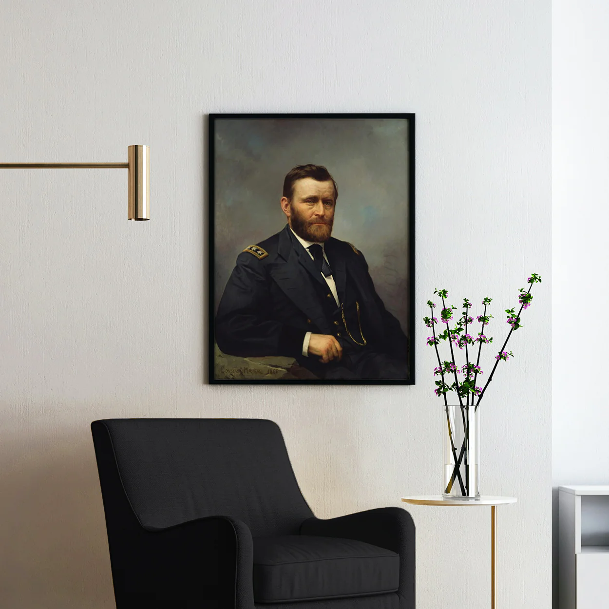 Union General Ulysses S. Grant by Constant Mayer - Image 2