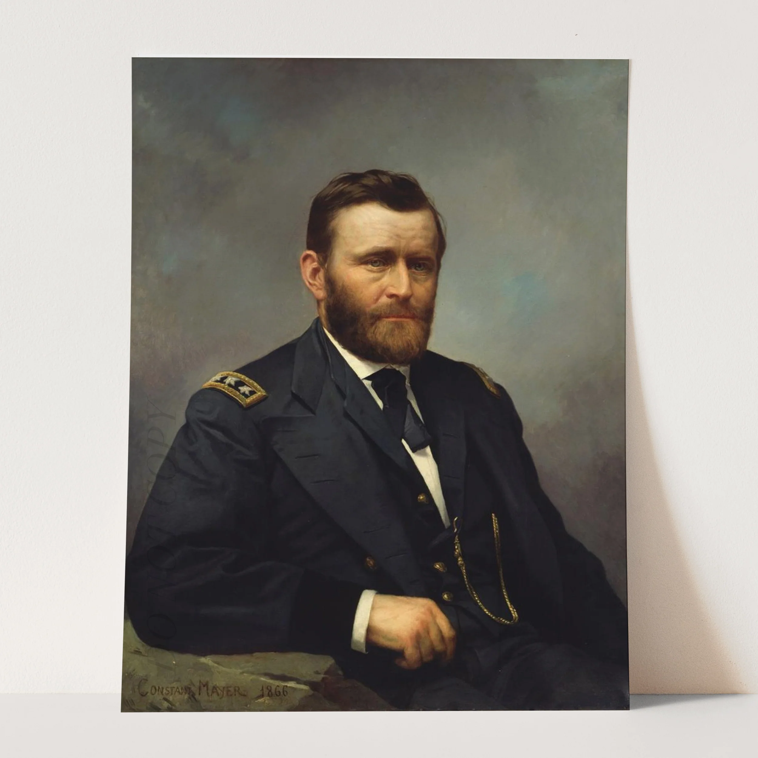 Union General Ulysses S. Grant by Constant Mayer - Image 3