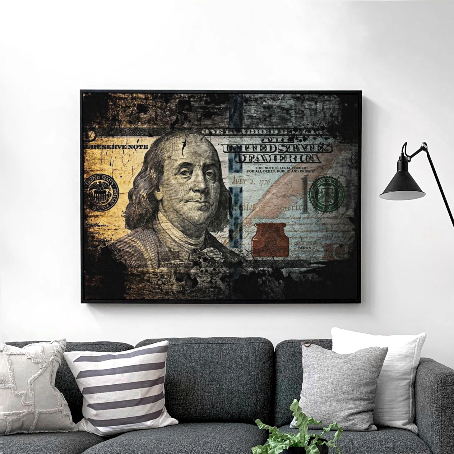 United States One Hundred Dollar Bill - Benjamin Franklin - Image 2