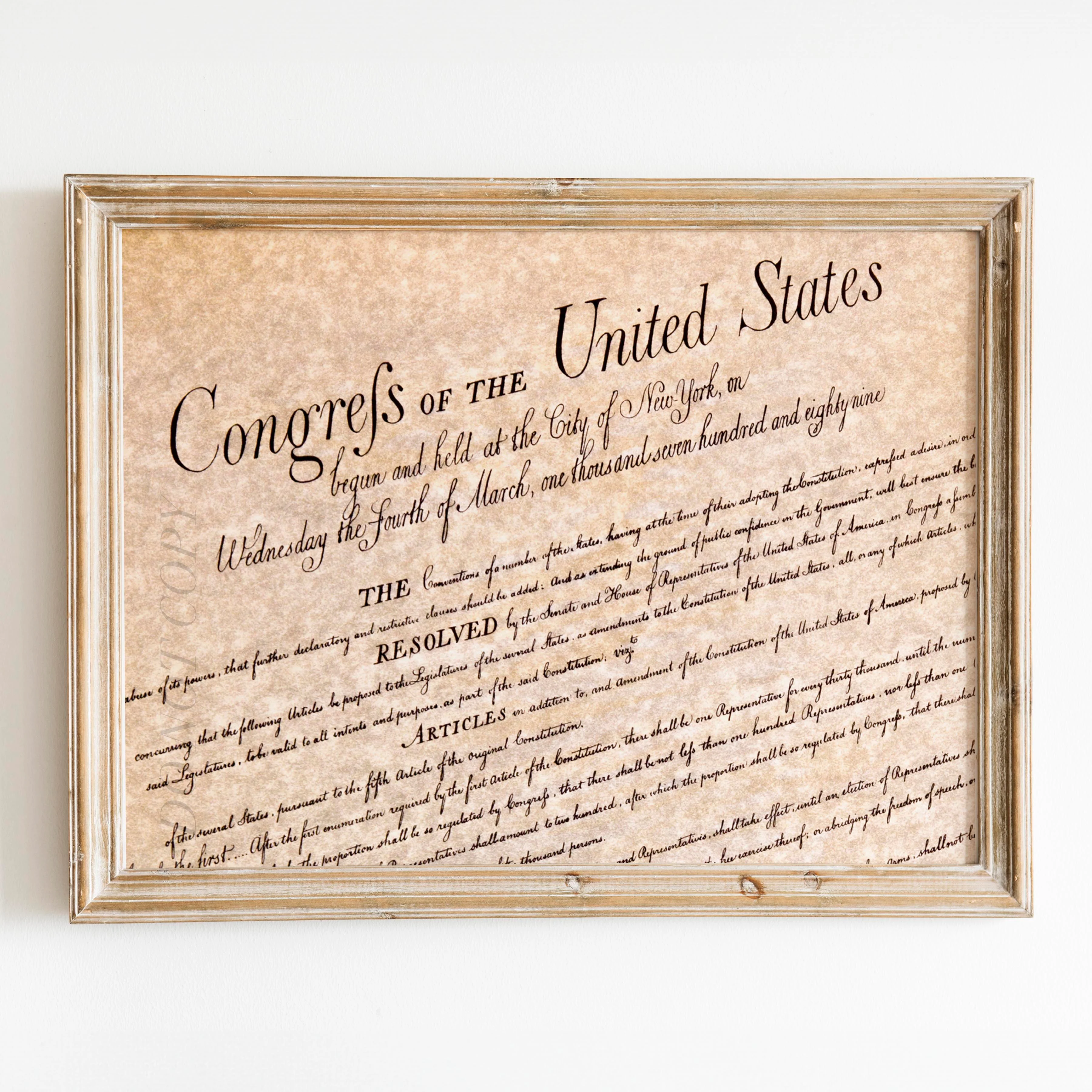 US Bill of Rights