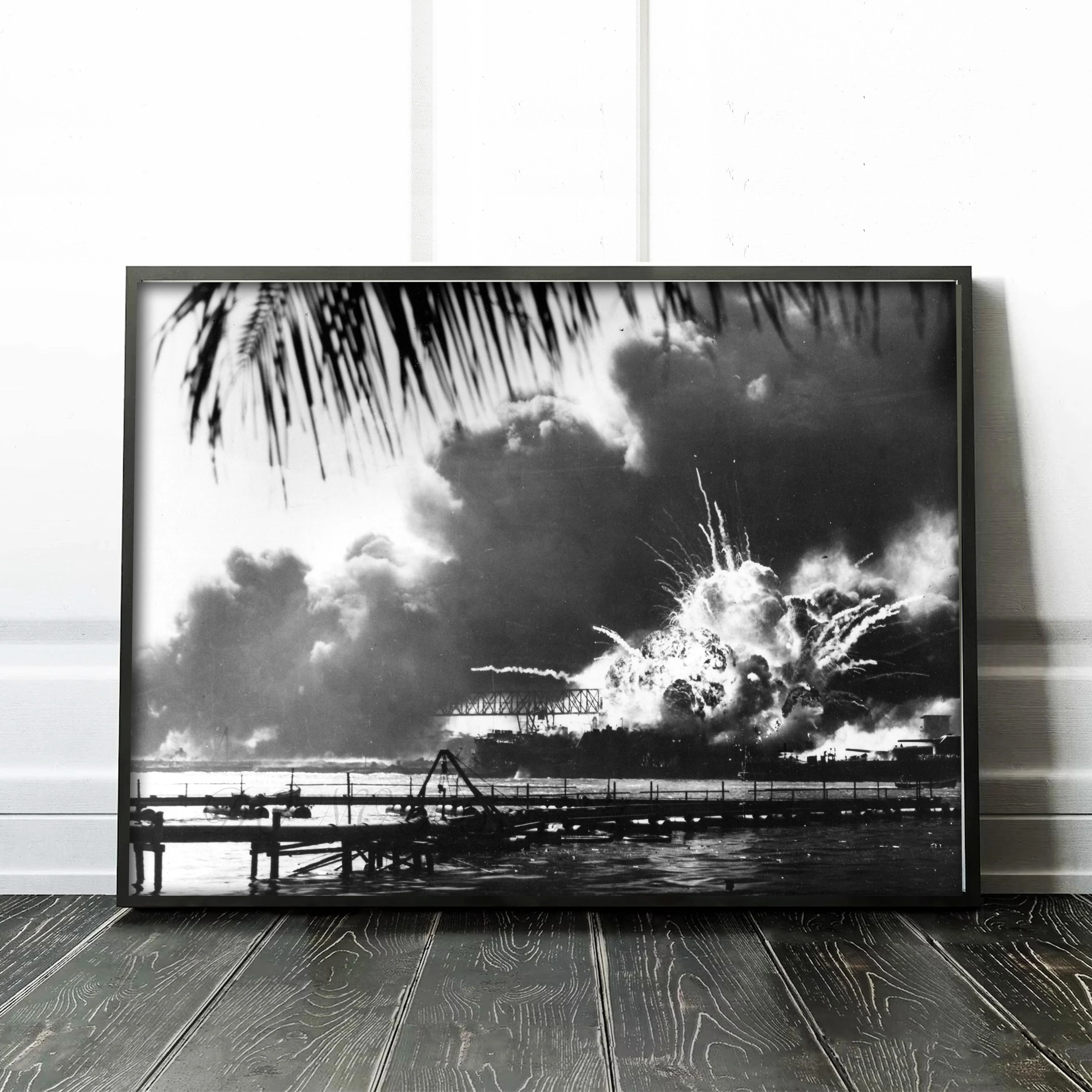 USS Shaw Exploding at Pearl Harbor - Image 2