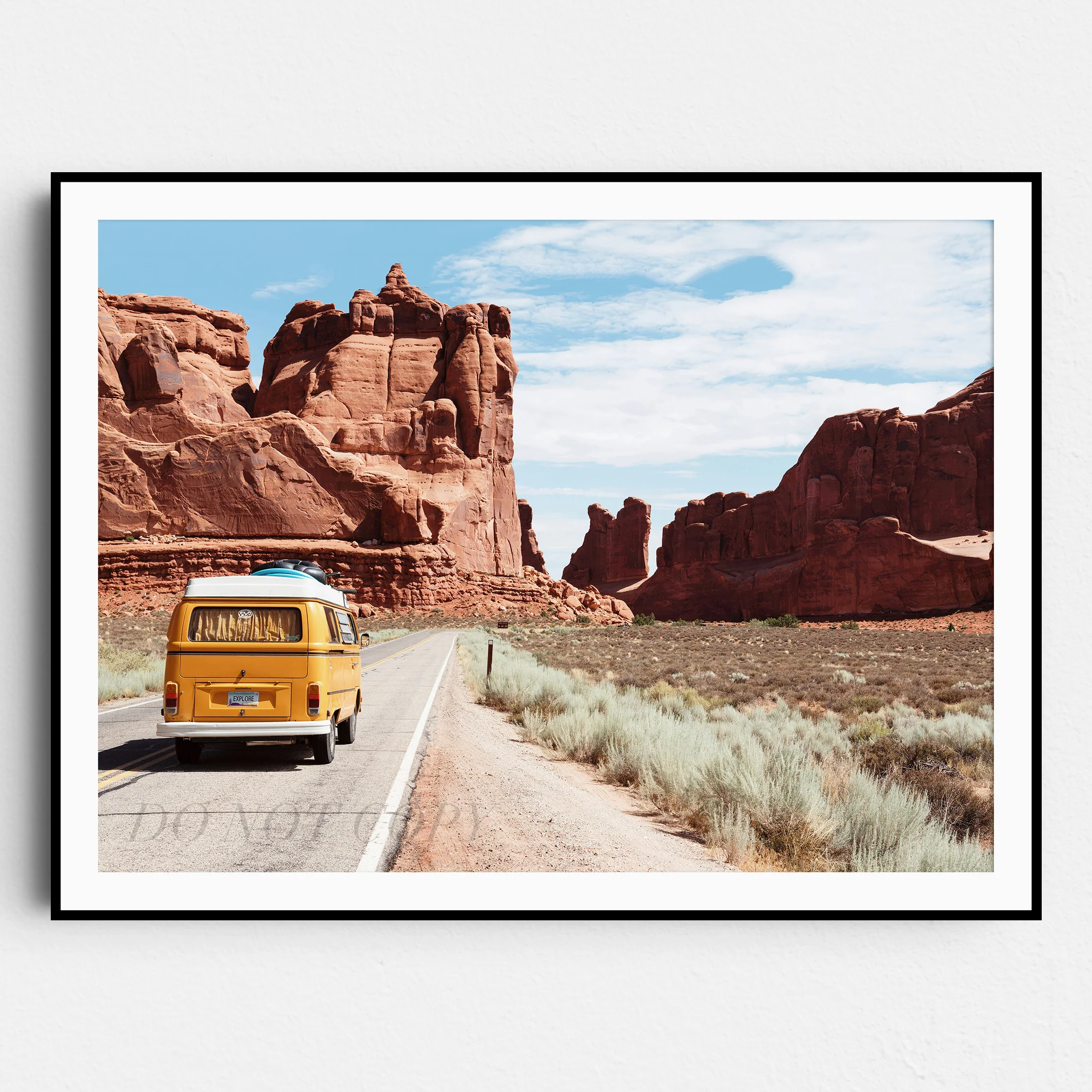 Van In the Desert