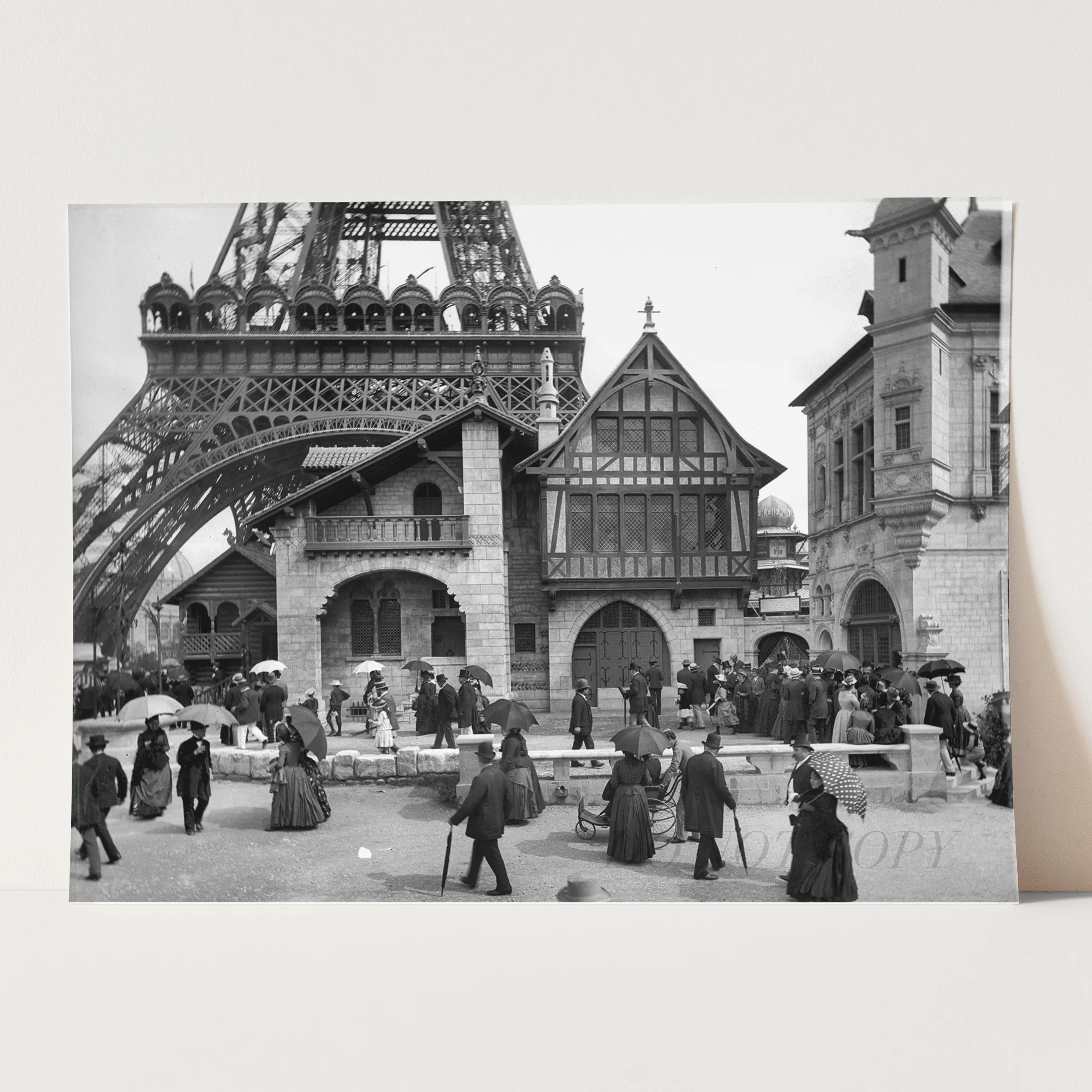 Venice Glass-Making Pavilion at the Eiffel Tower During the World Fair of 1889 - Image 3