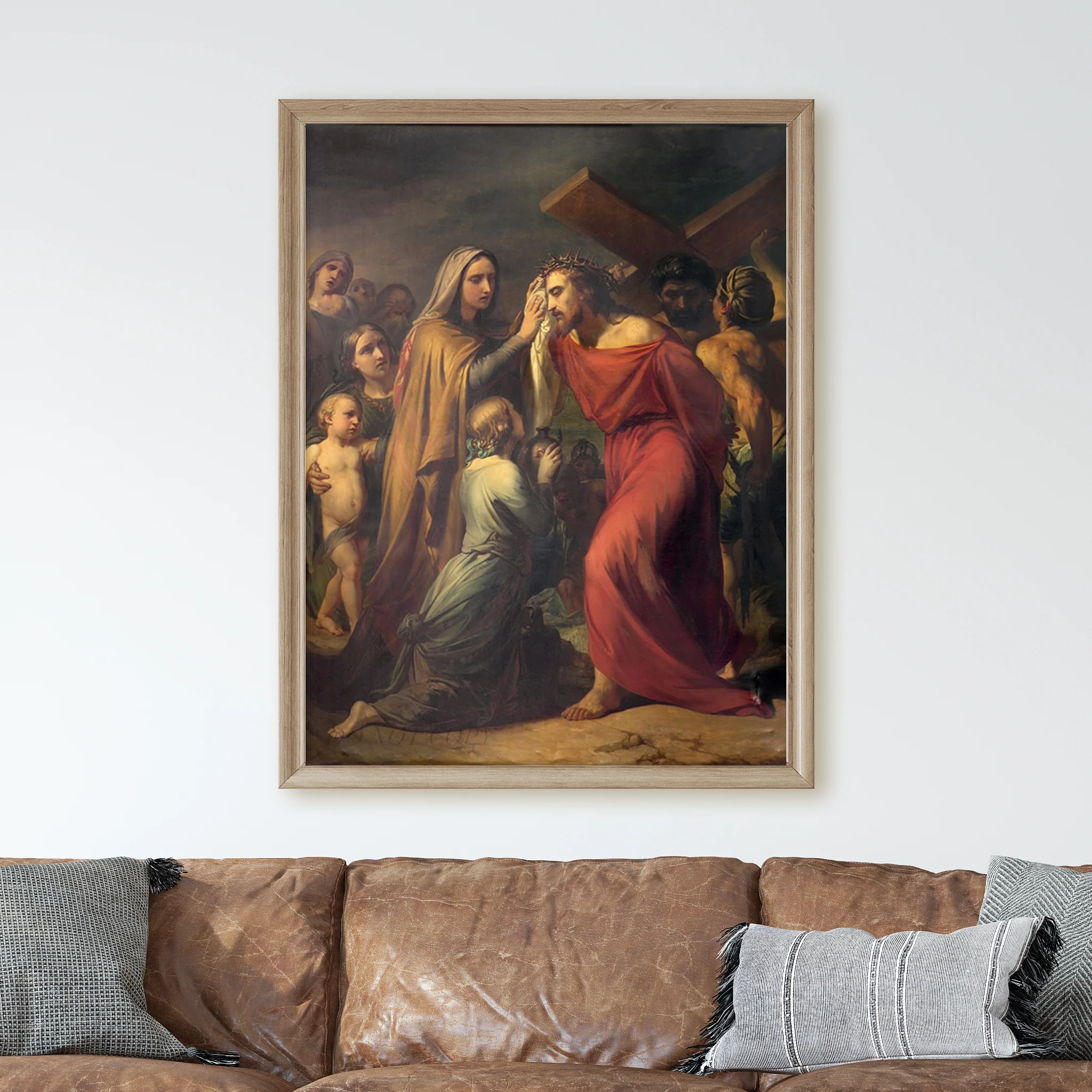 Veronica Wipes the Face of Jesus by Jean Baptiste Van Eycken - Image 2