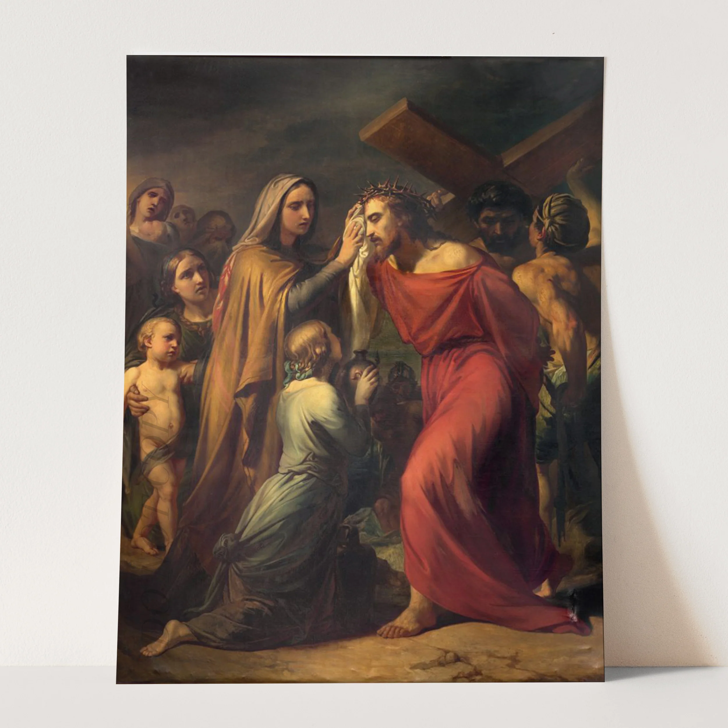 Veronica Wipes the Face of Jesus by Jean Baptiste Van Eycken - Image 3