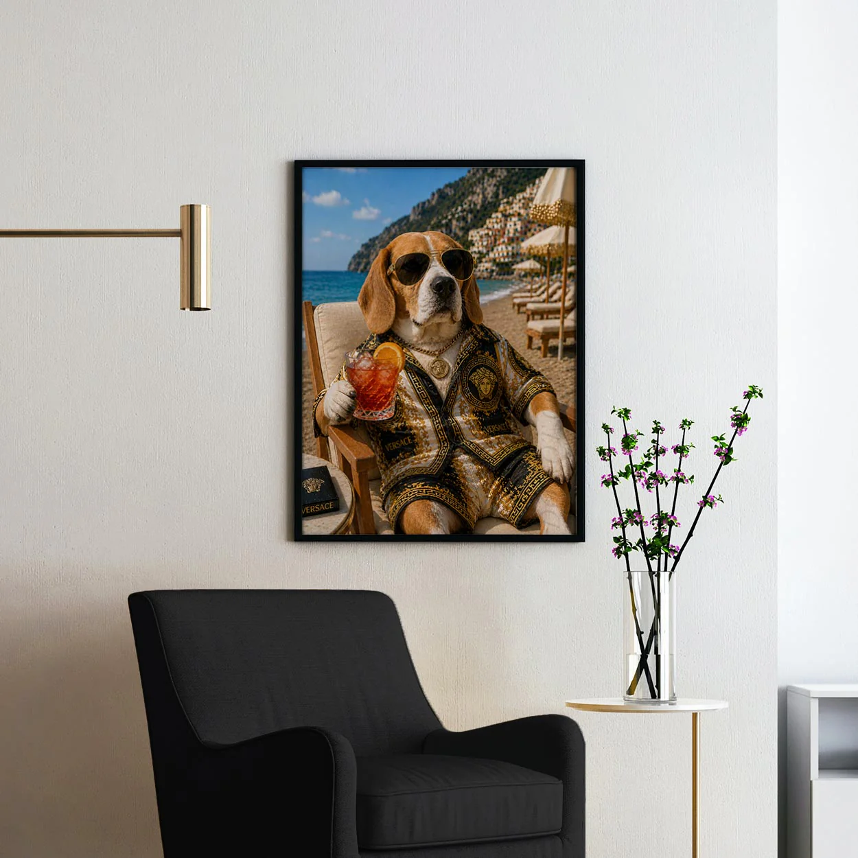 Versace Beagle - Life's A Beach - Image 2